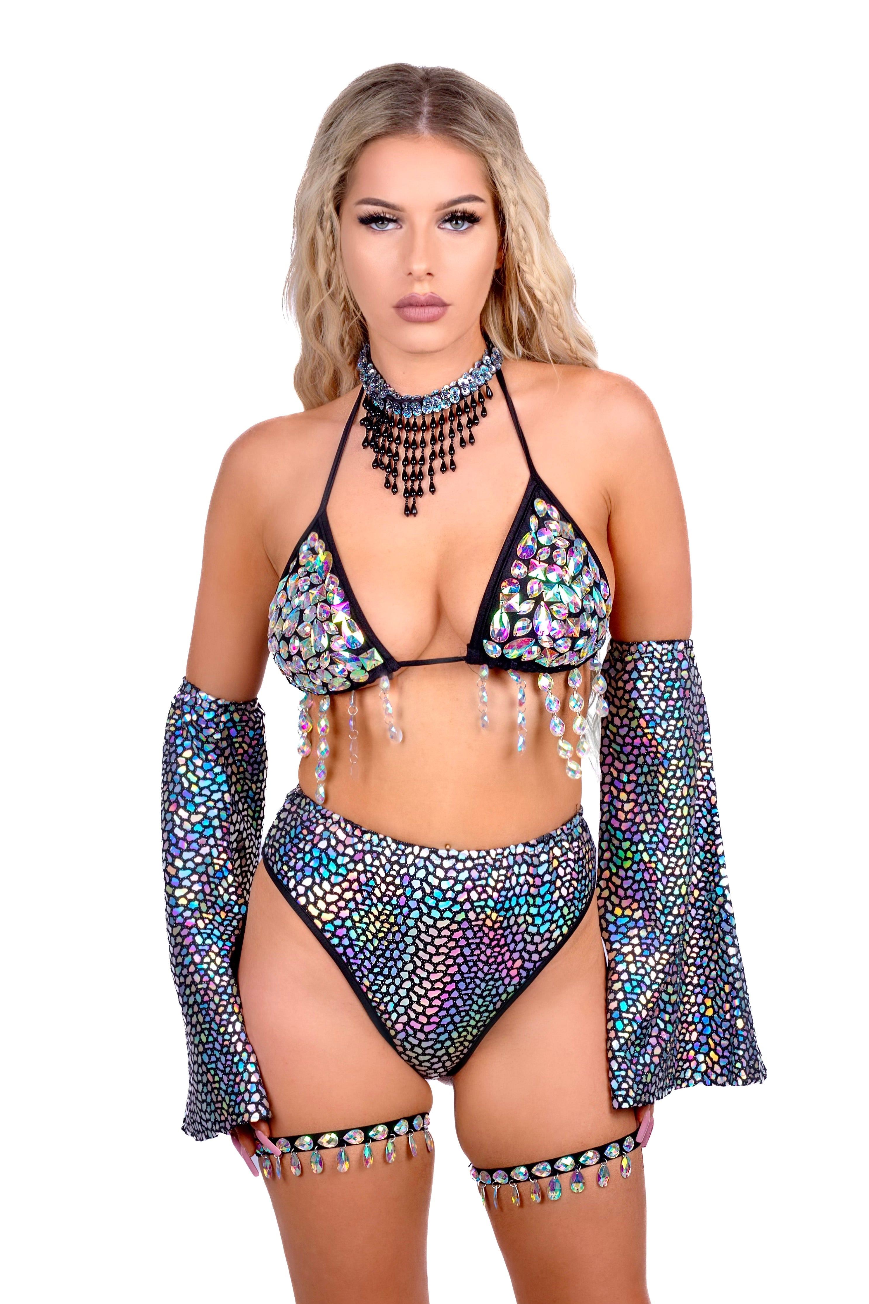 FULL OUTFIT- Holographic Disco (6 pcs)