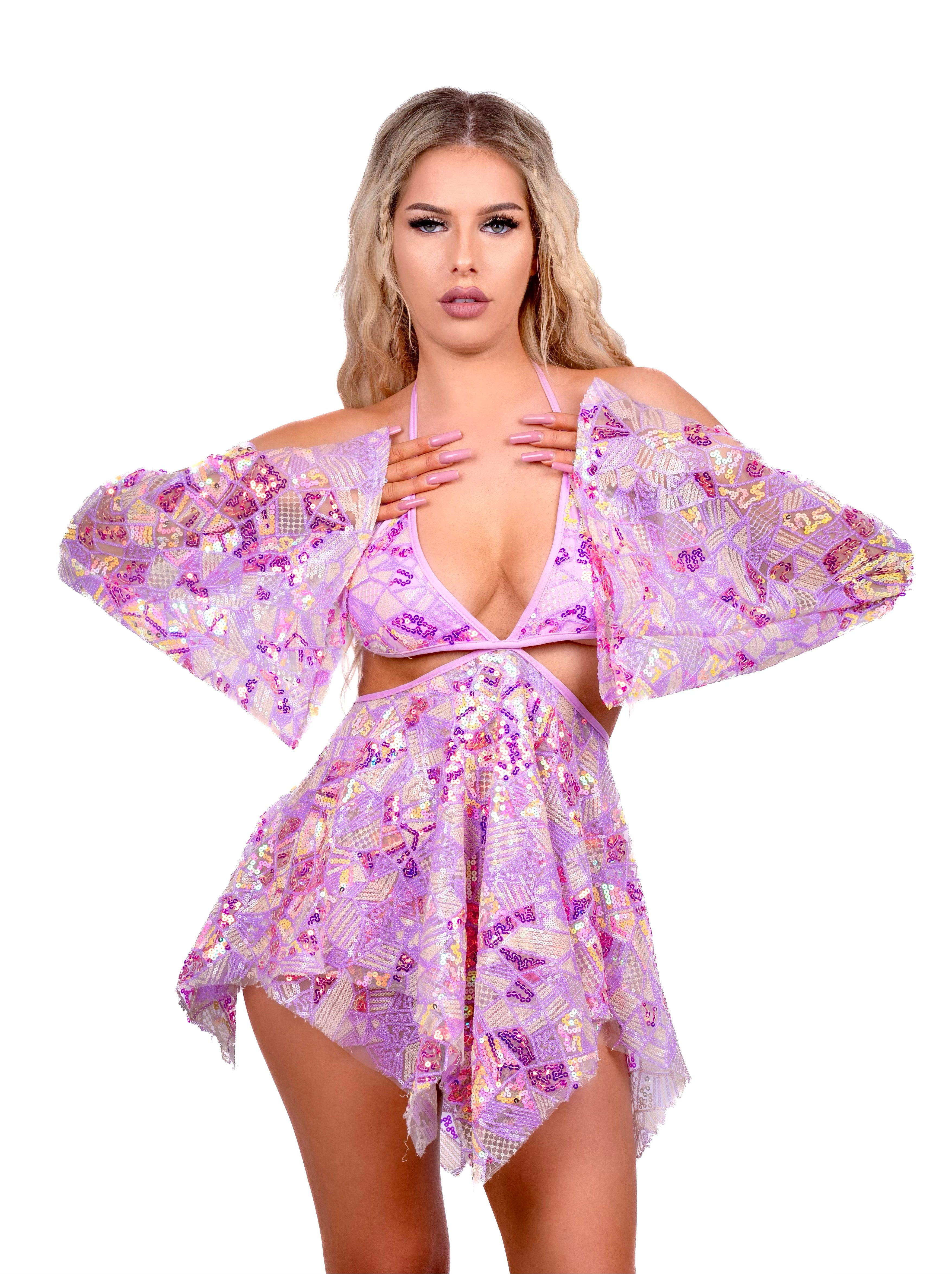 Lilac Paradise Fairy Aura Dress (2 pc)