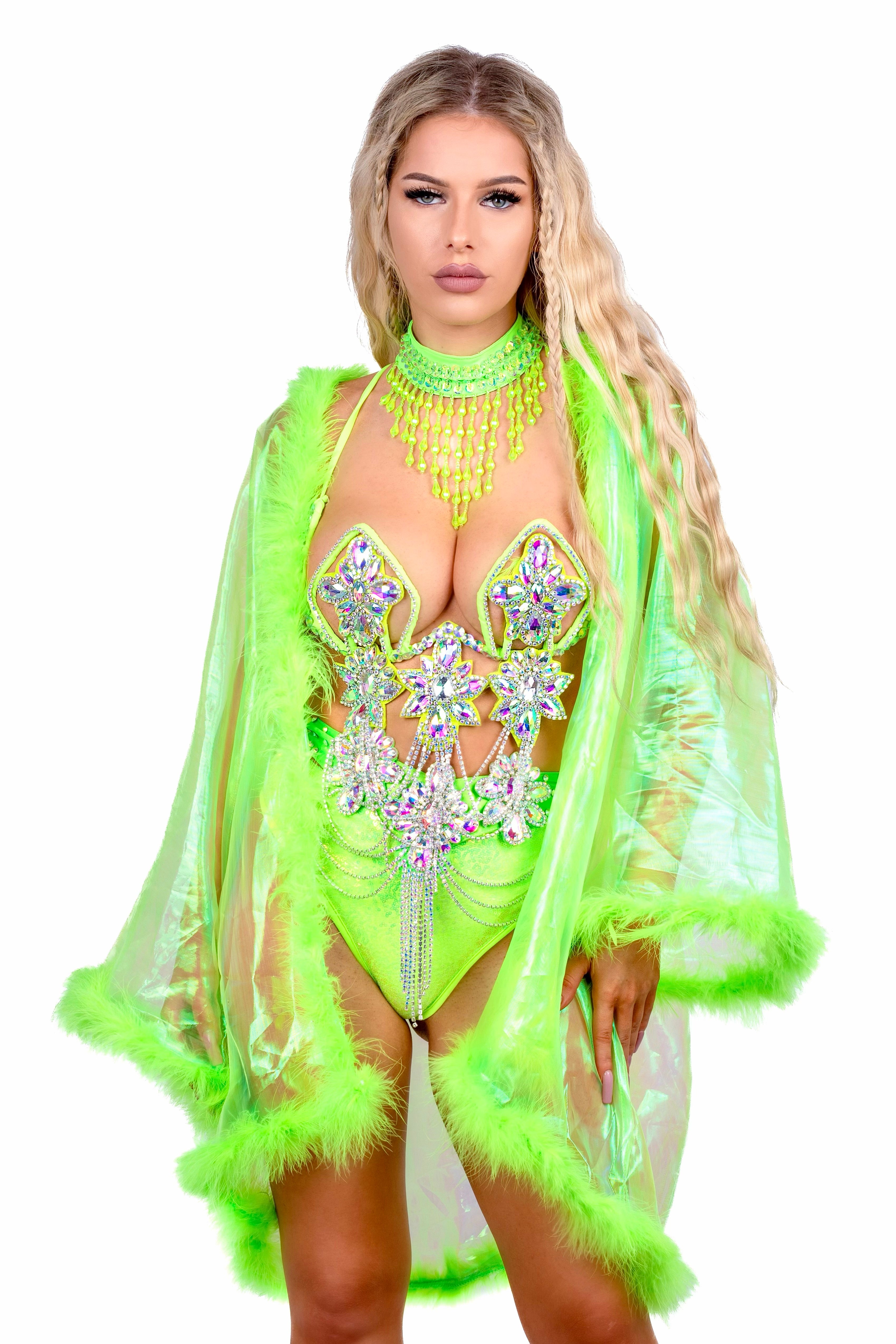 FULL OUTFIT- Neon Lotus Diva (5 pcs)