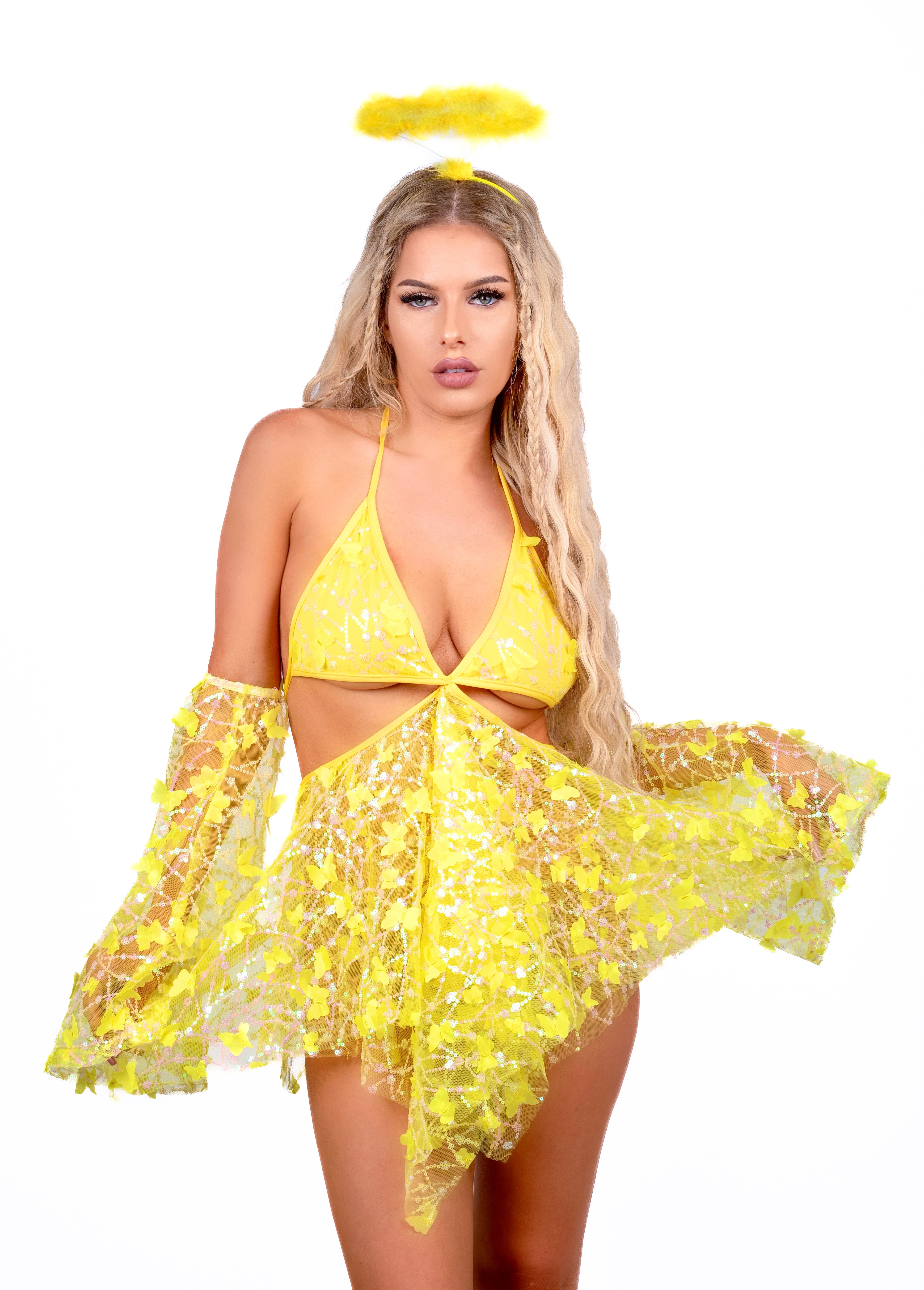 FULL OUTFIT- Sunflower Blossom Angel (3 pcs)