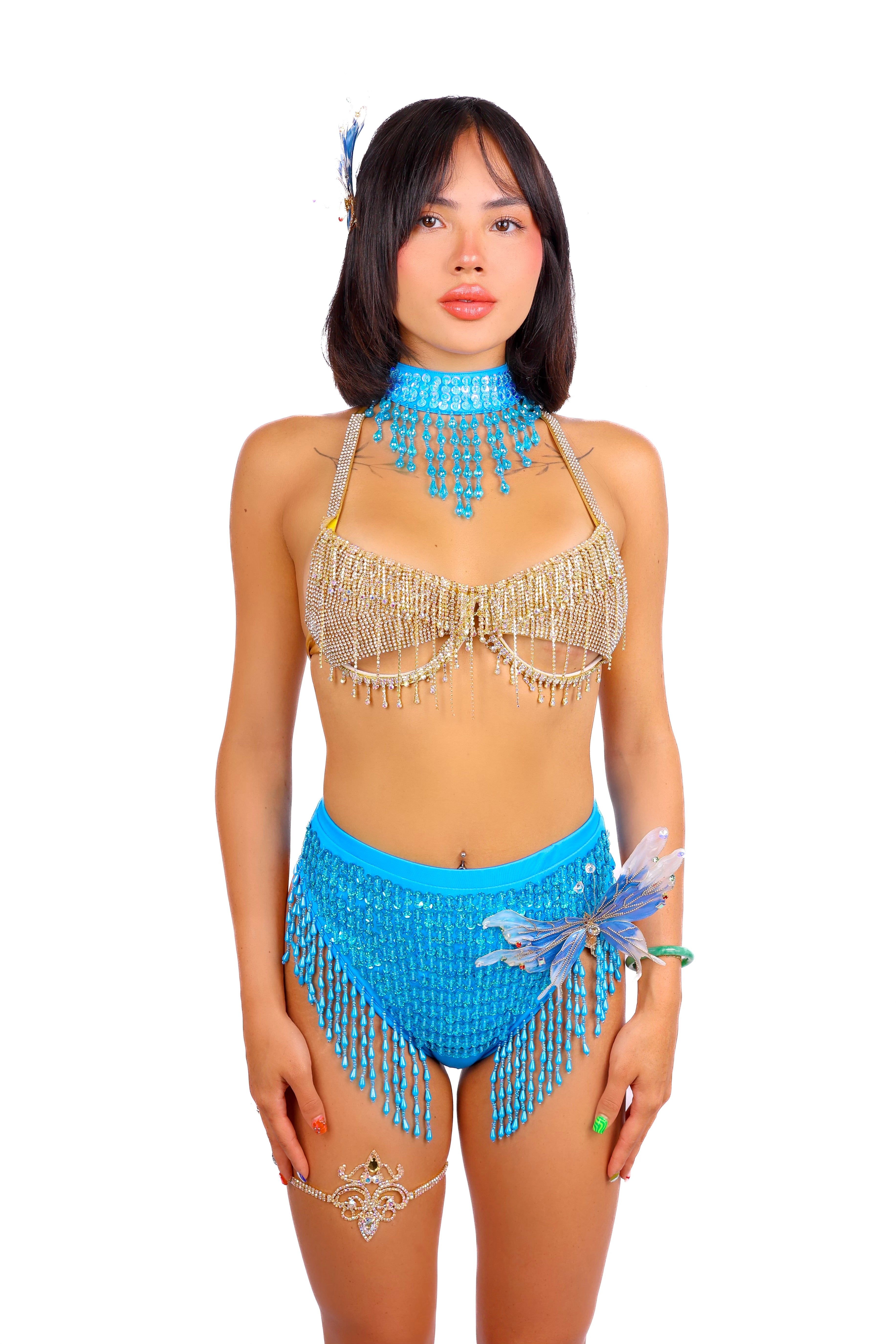 FULL OUTFIT- Pixie Blue Desire Genesis (6 pcs)