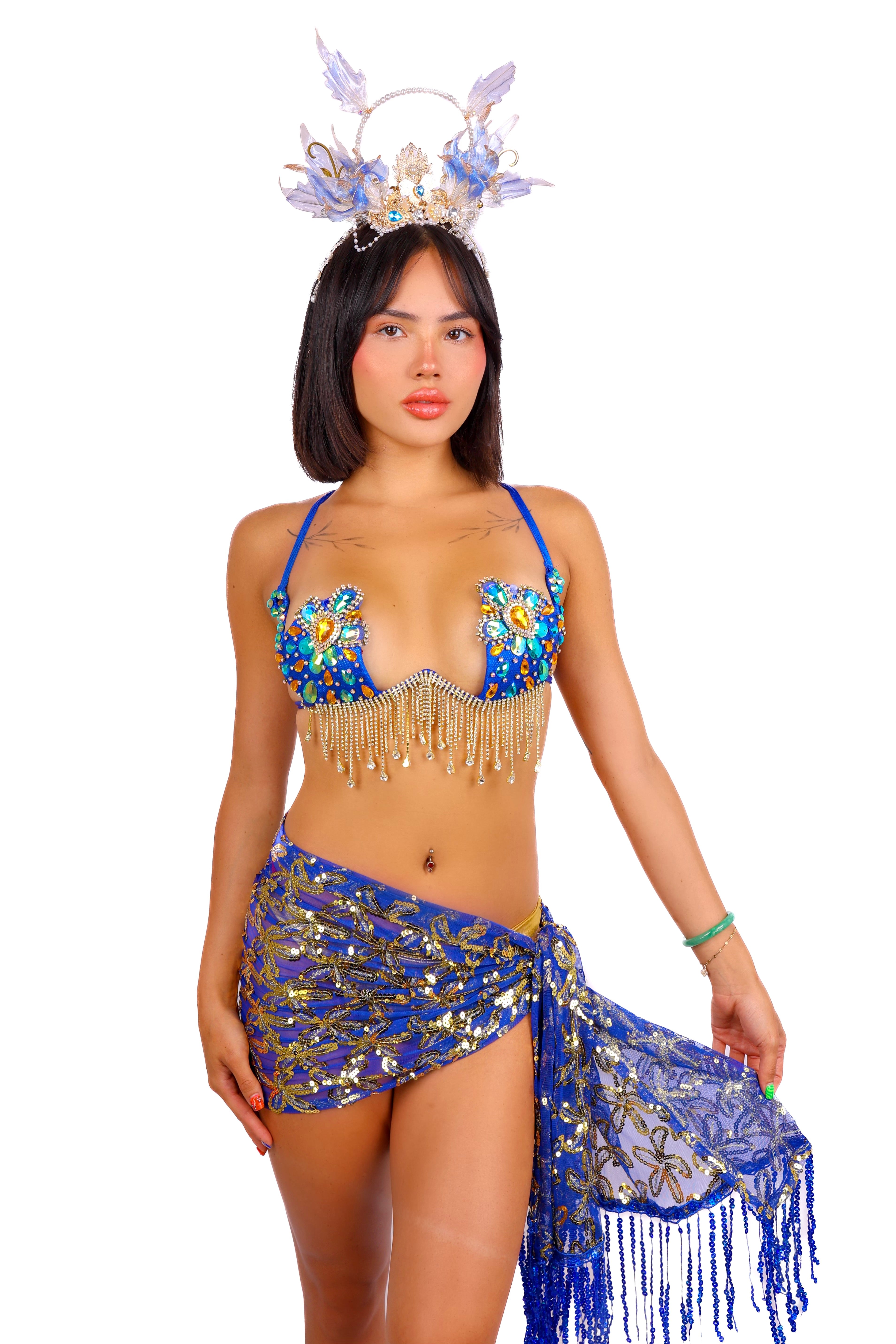 Blue Empress Goddess Wrap