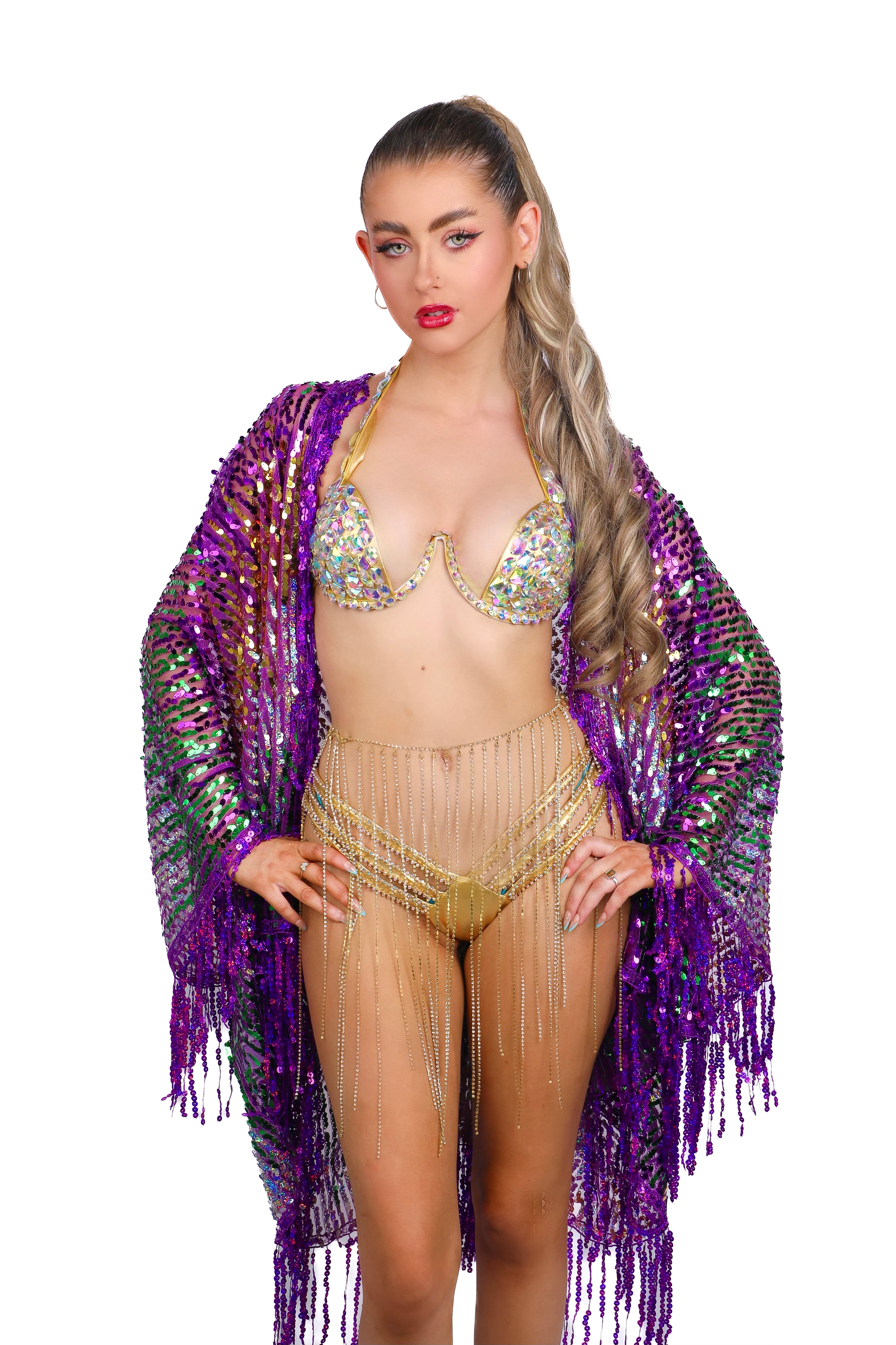 FULL OUTFIT- Purple Sunrise Paradise (4 pcs)