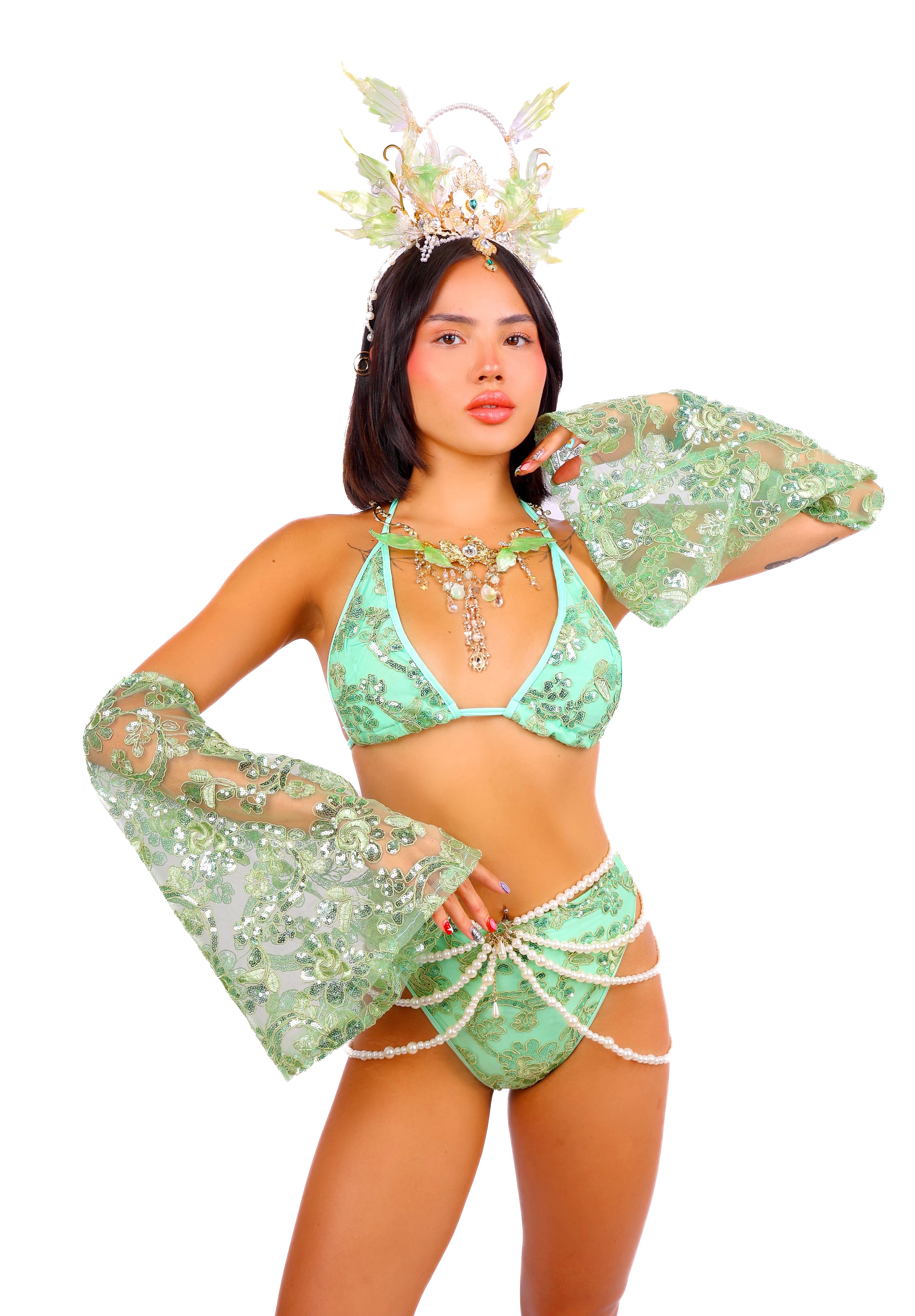 Jade Oracle Genesis Goddess Head Piece