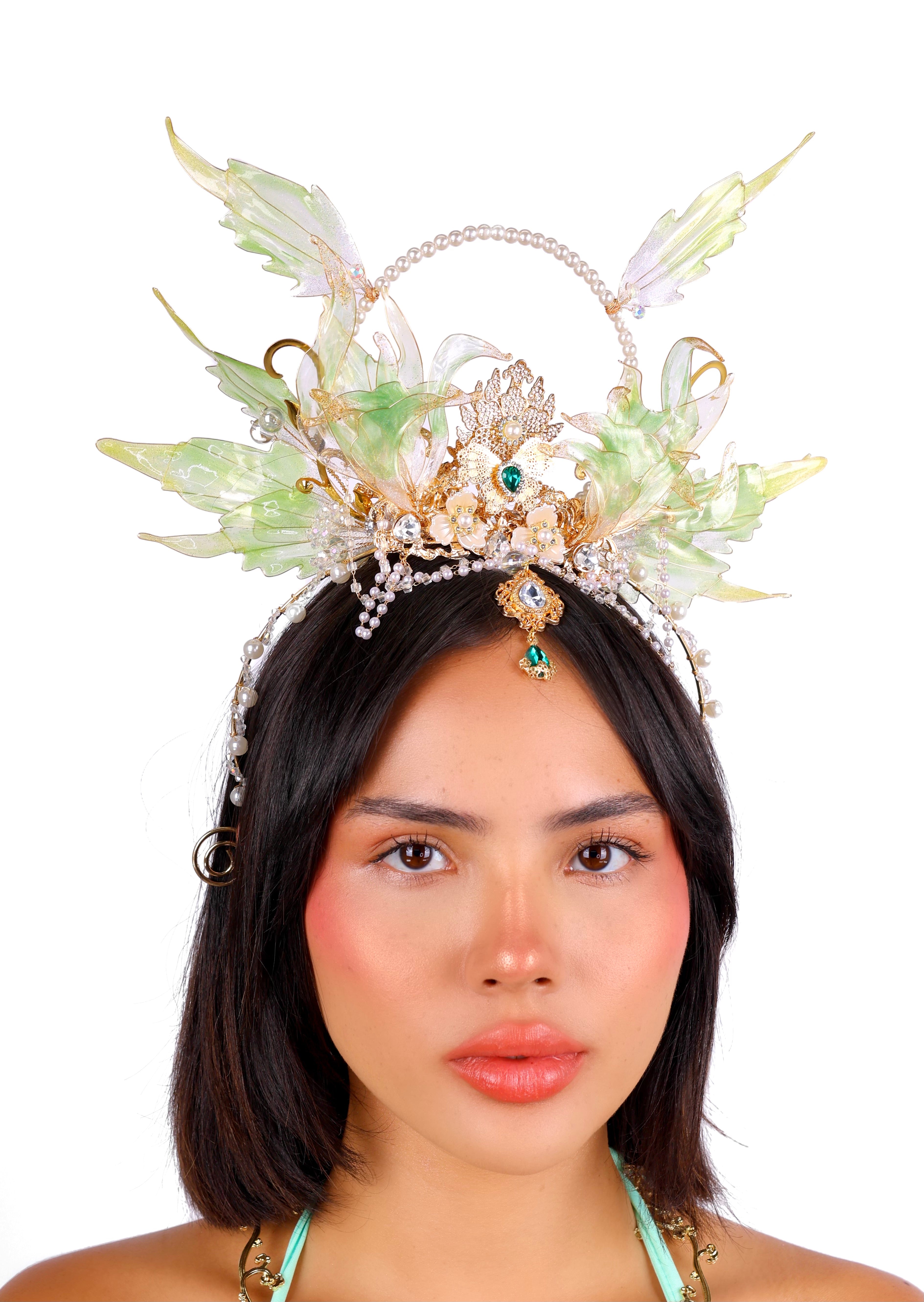 Jade Oracle Genesis Goddess Head Piece