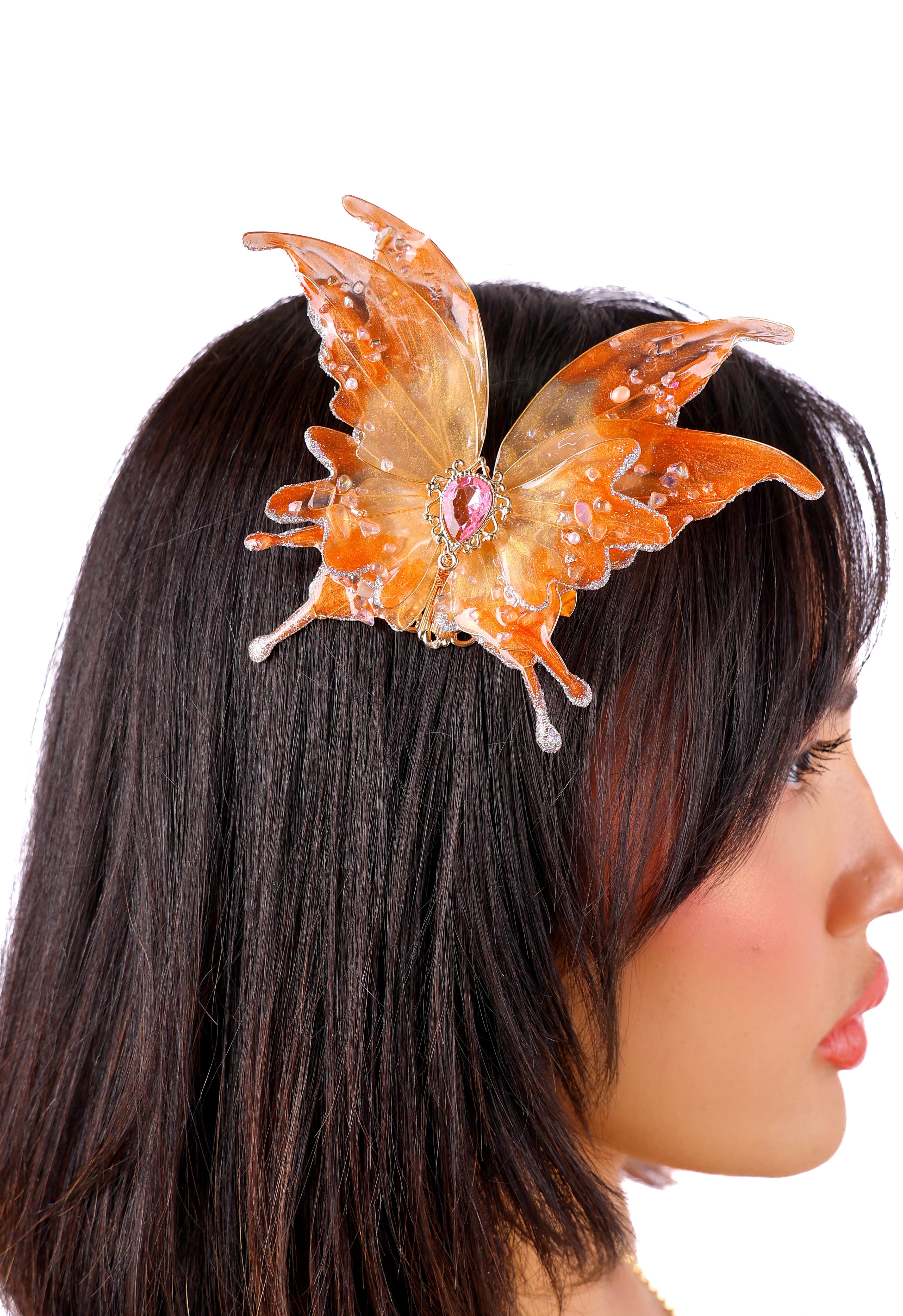 Citrus Sunset Genesis Butterfly Clip