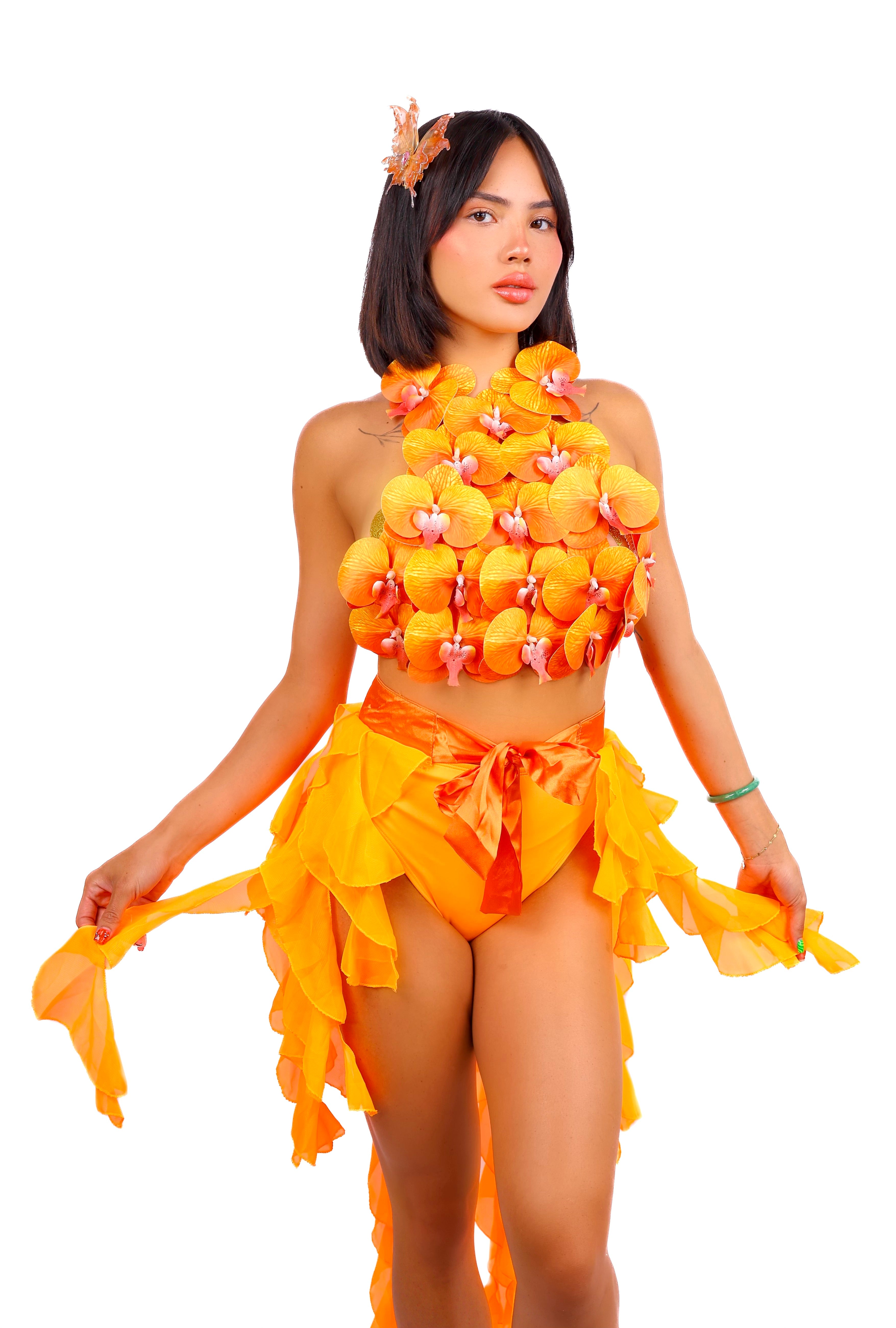 FULL OUTFIT- Citrus Lotus Princess (4 pcs)