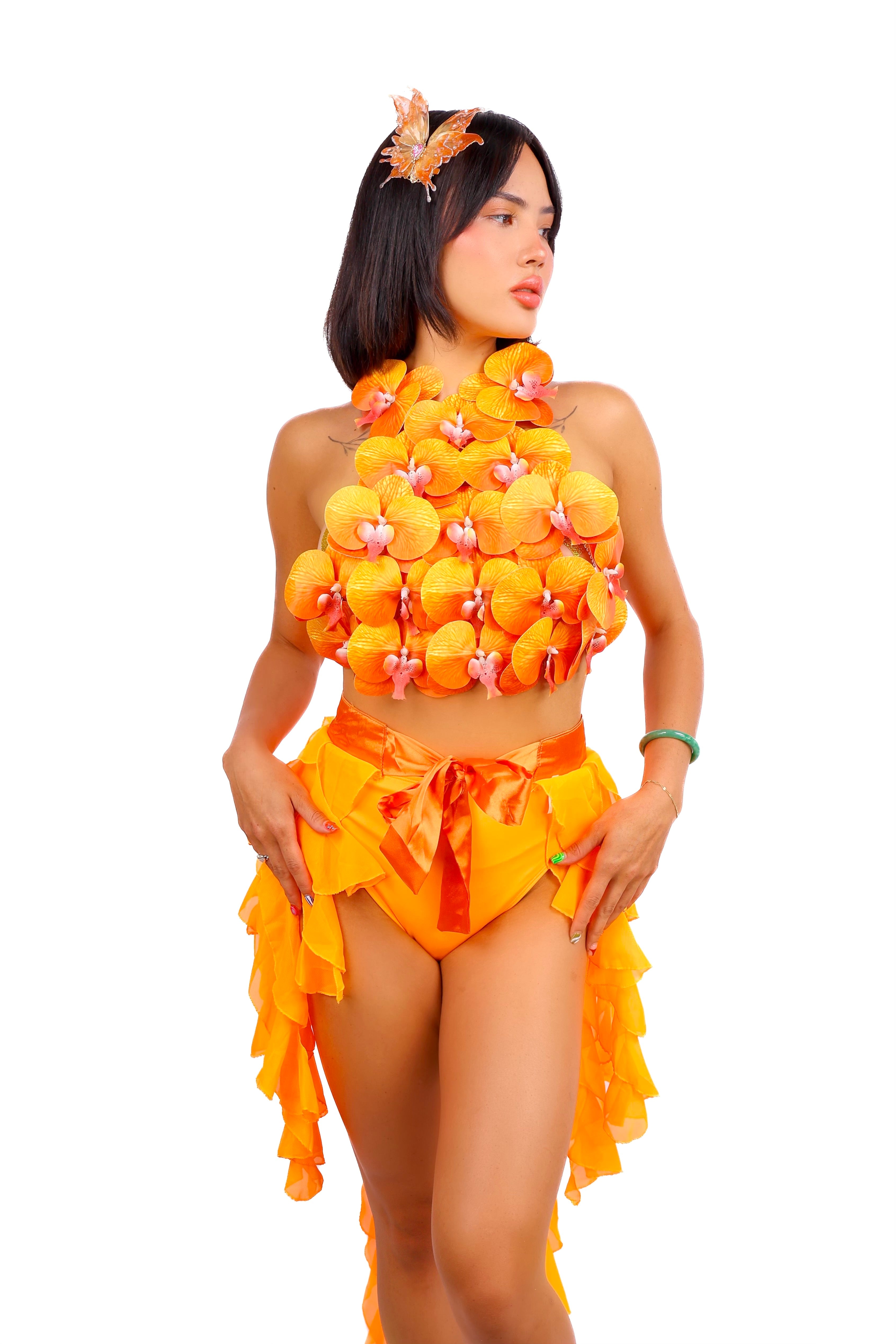 FULL OUTFIT- Citrus Lotus Princess (4 pcs)
