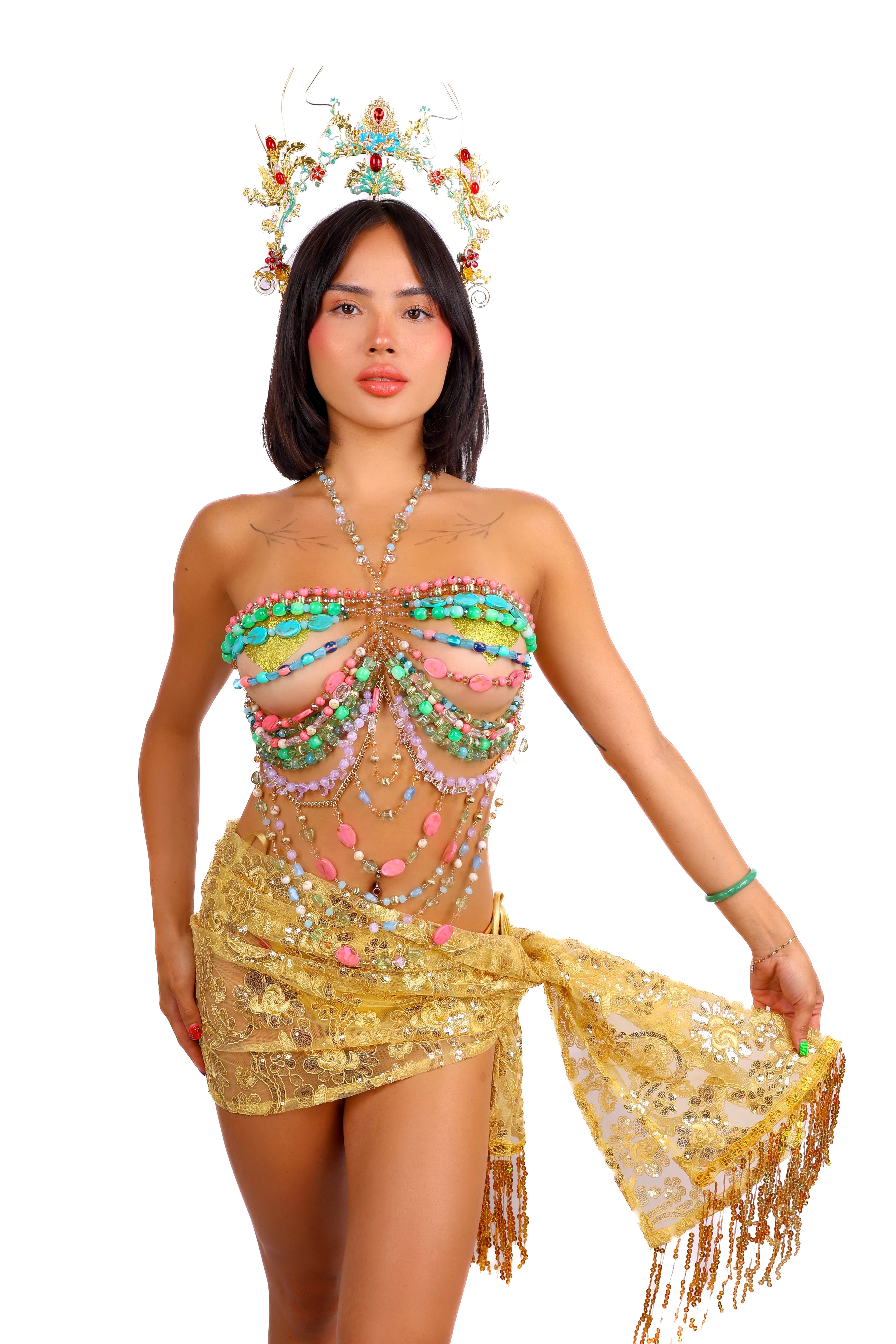 FULL OUTFIT- Gold Sacred Bloom Genesis (3 pcs)