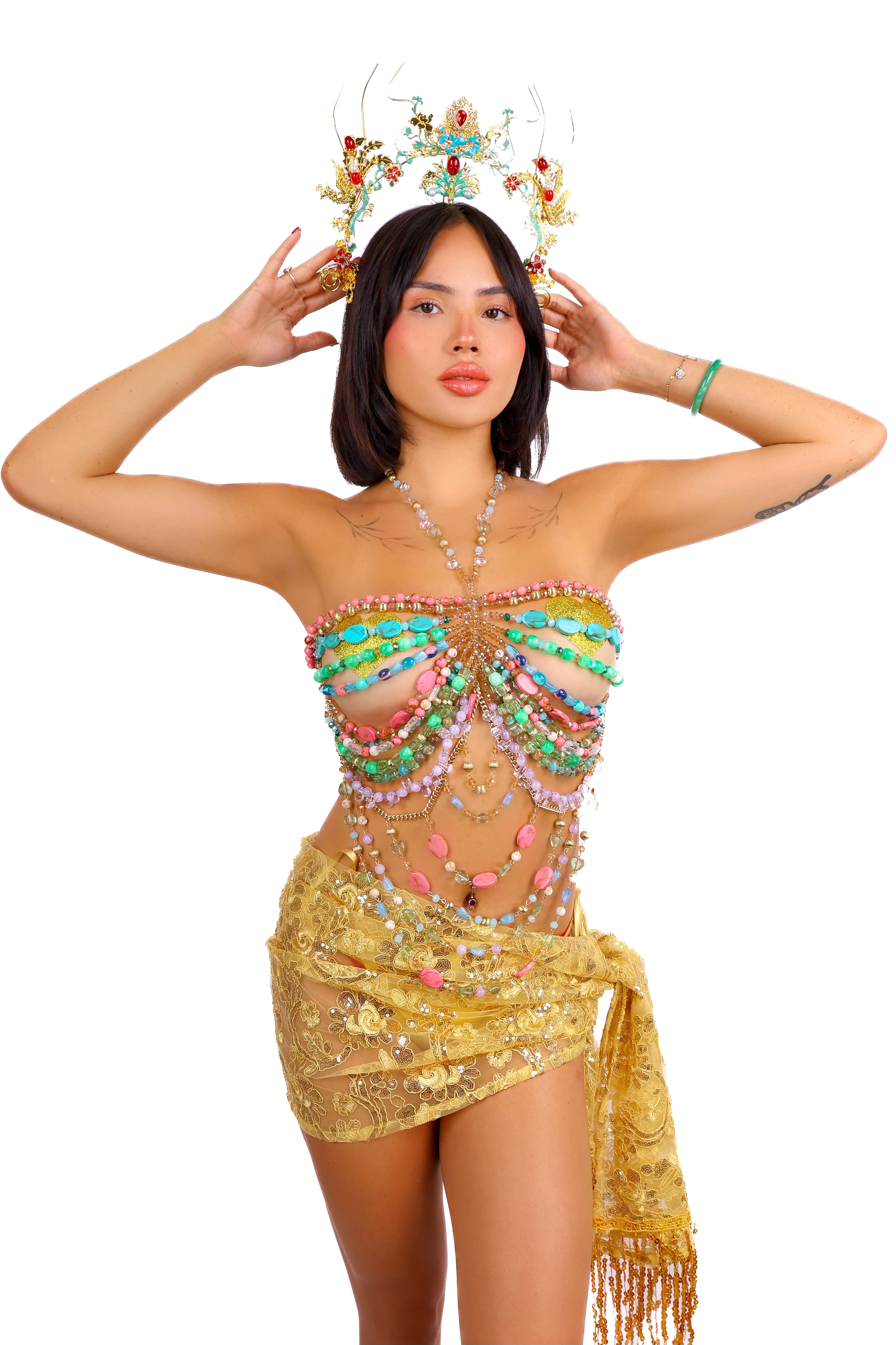 FULL OUTFIT- Gold Sacred Bloom Genesis (3 pcs)