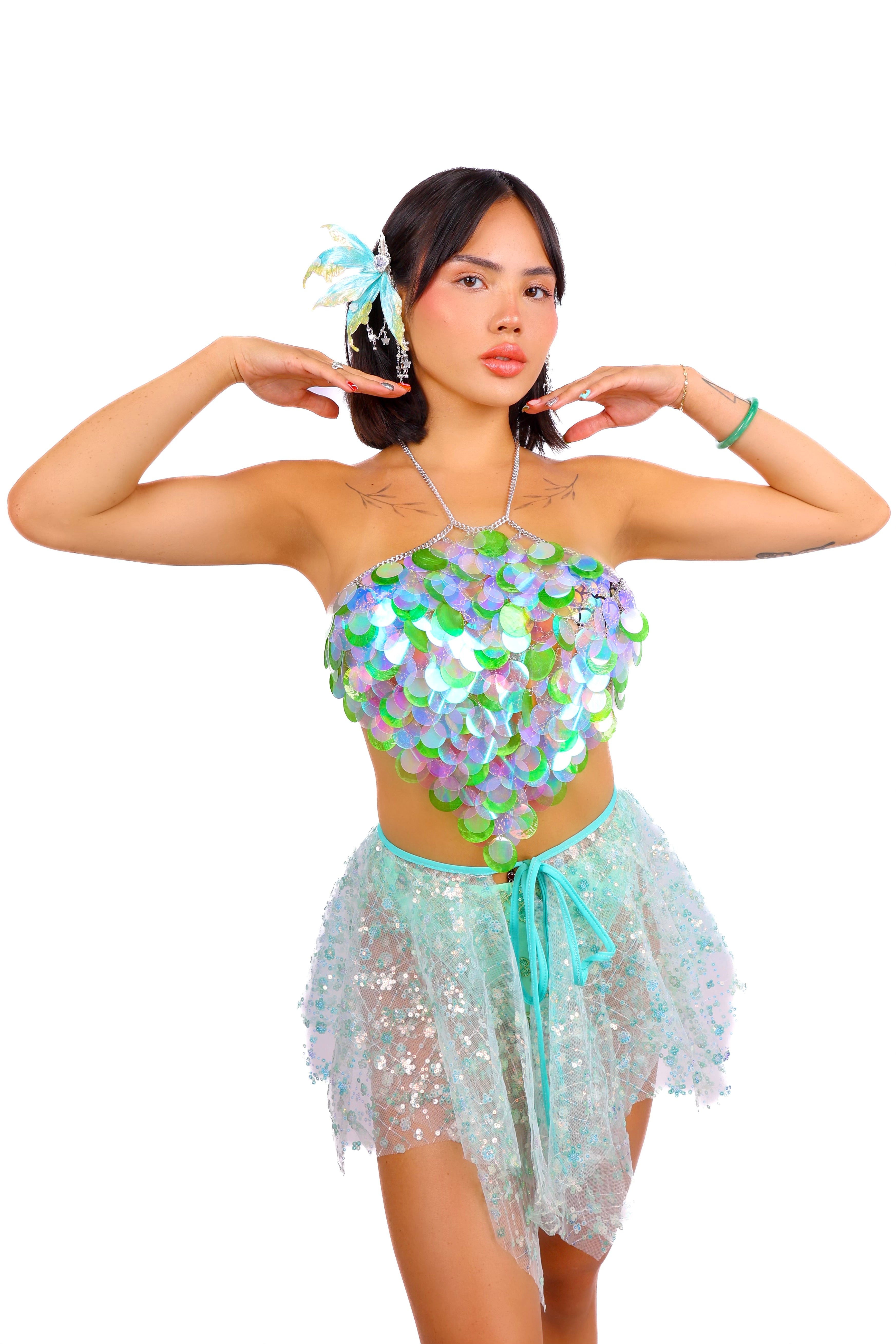 FULL OUTFIT- Aqua Desire Mermaid Scales (5 pcs)