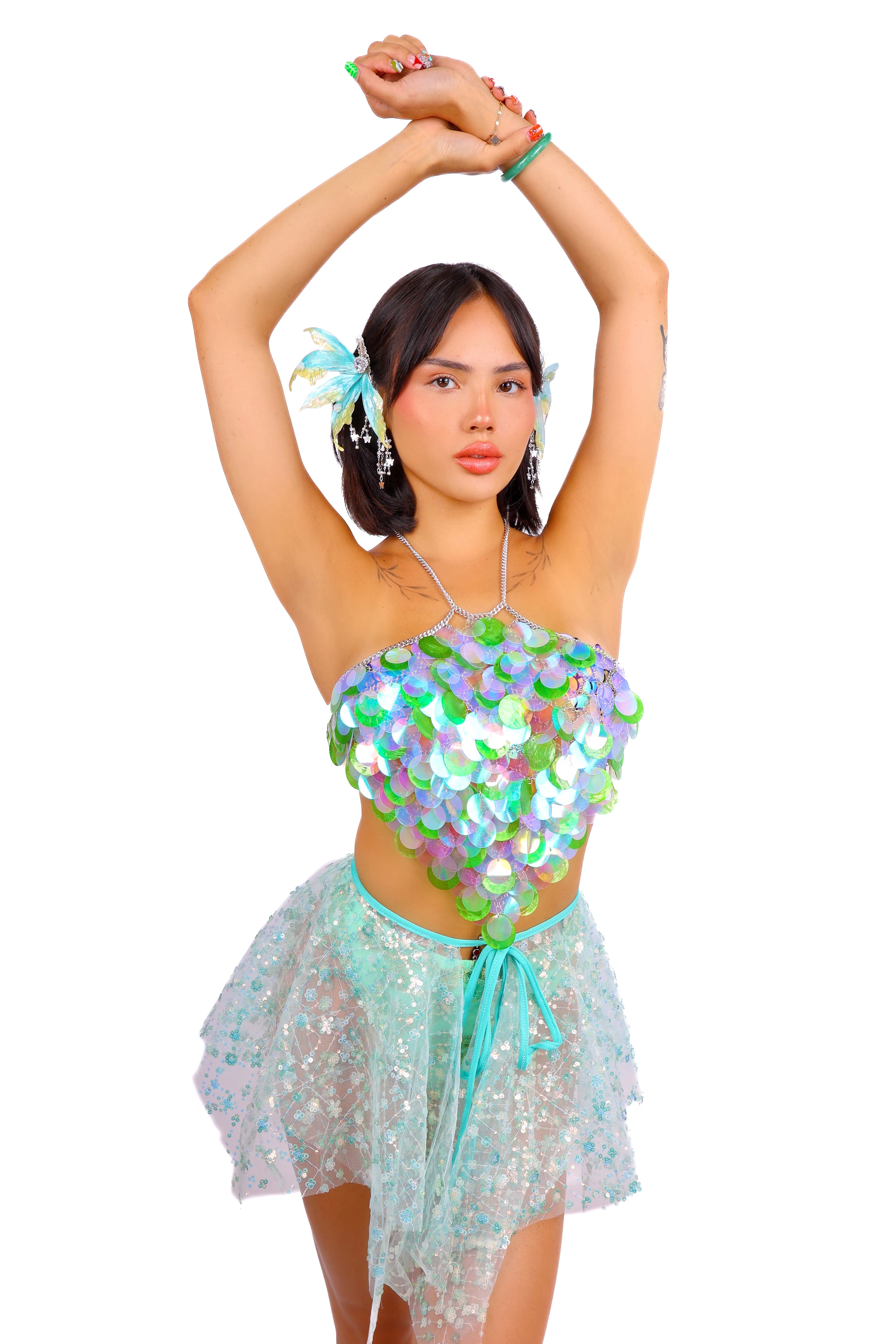 FULL OUTFIT- Aqua Desire Mermaid Scales (5 pcs)