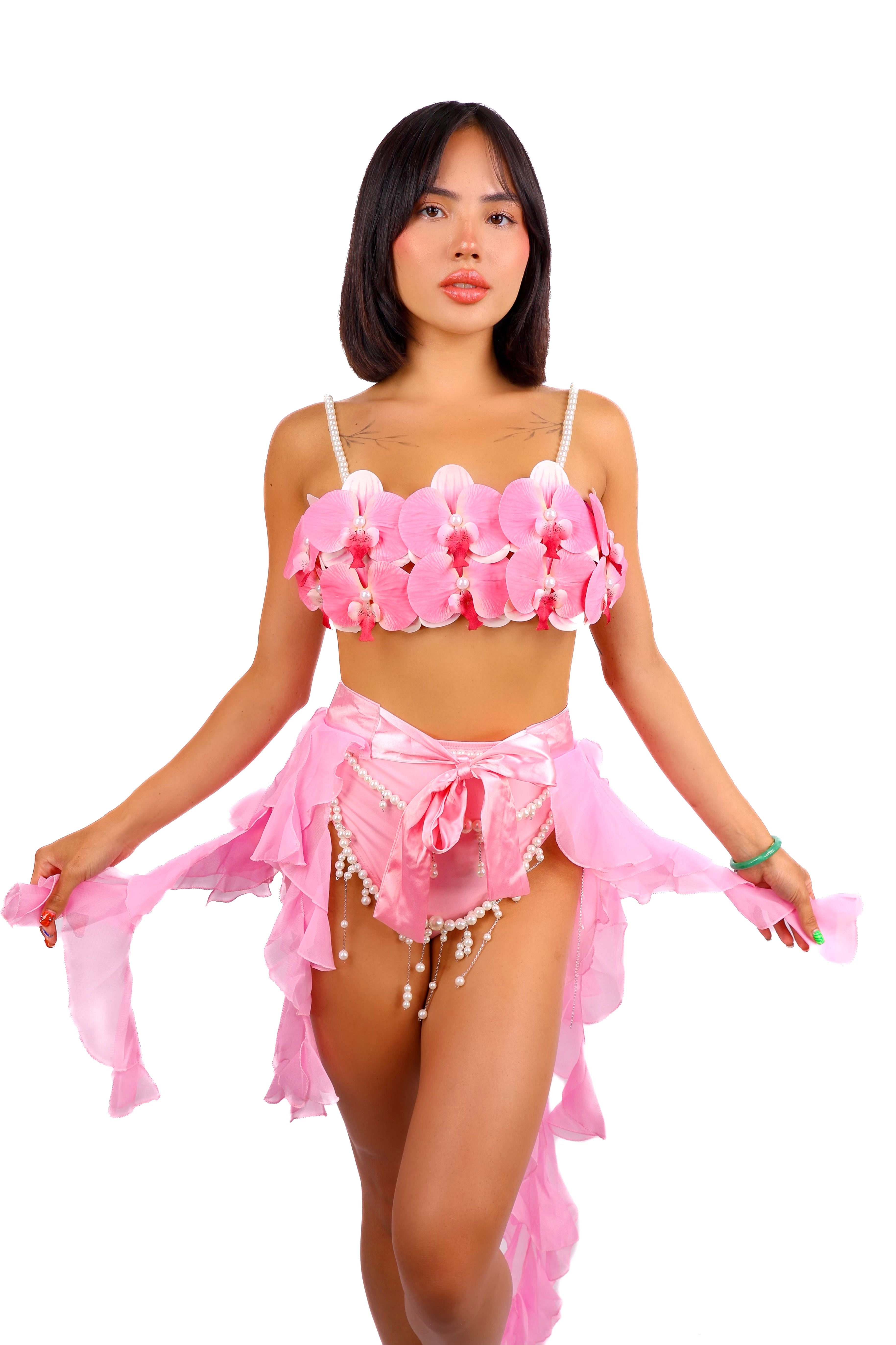 FULL OUTFIT- Pink Lotus Princess (4 pcs)
