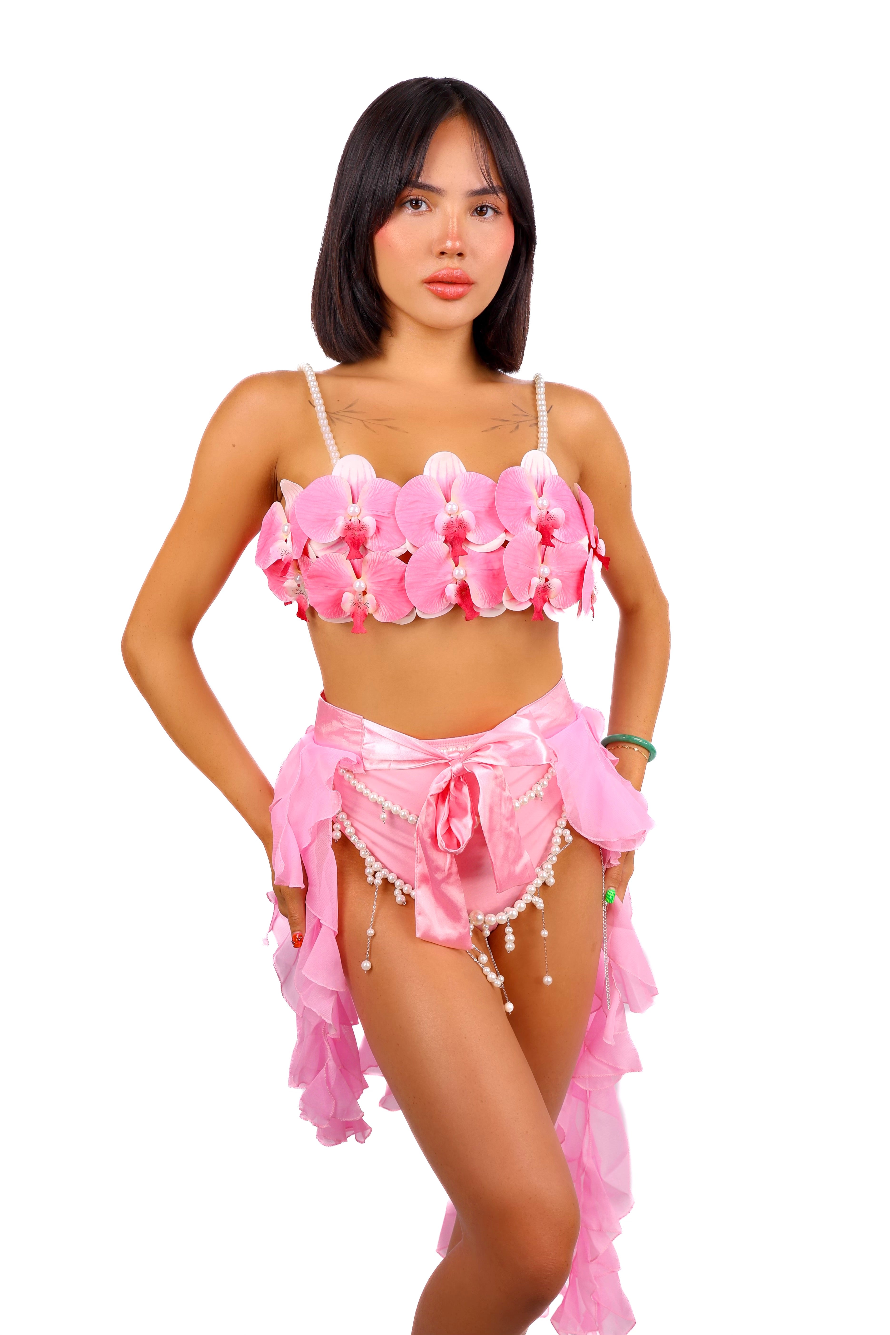 FULL OUTFIT- Pink Lotus Princess (4 pcs)