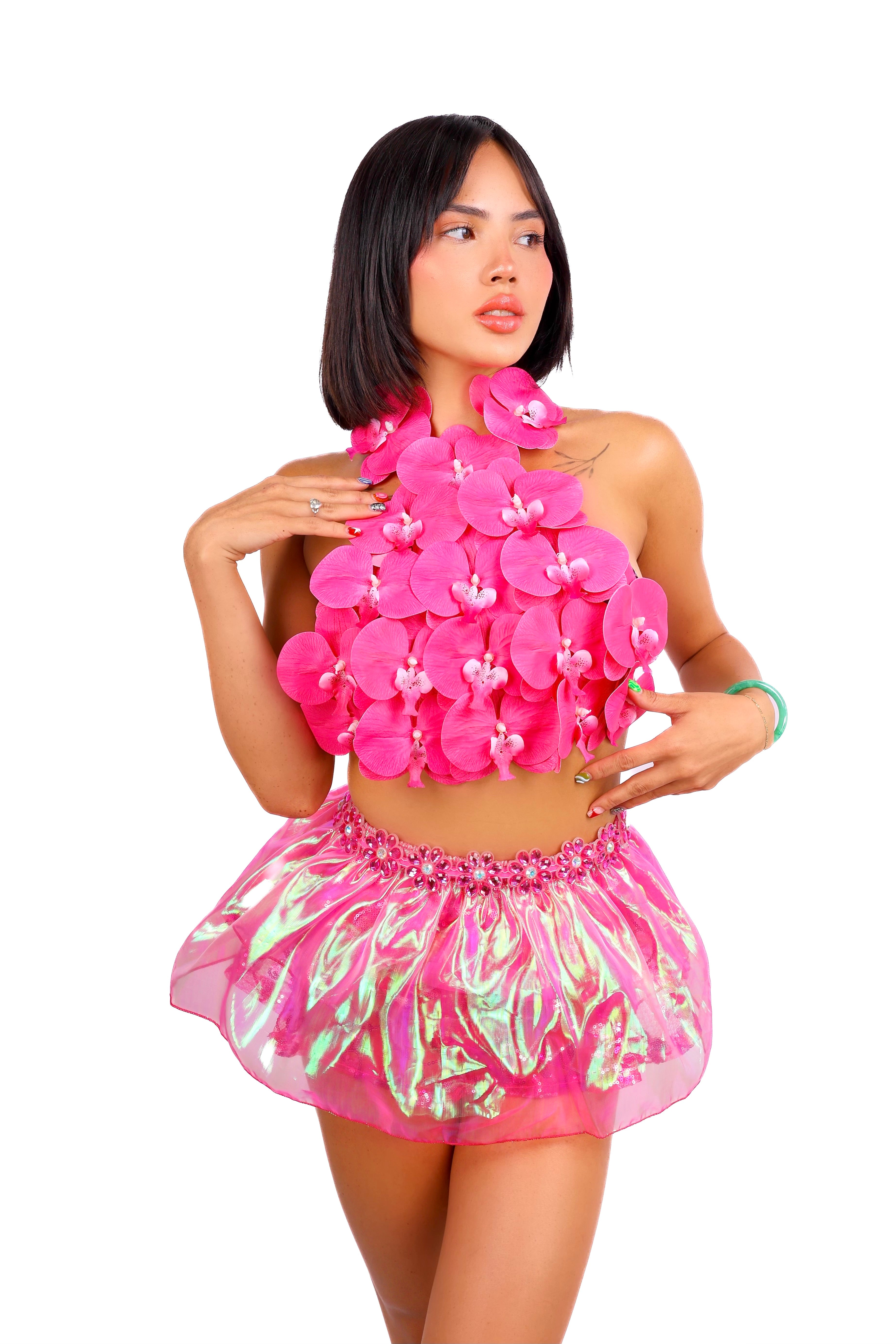 Rose Pink Lotus Flower Top