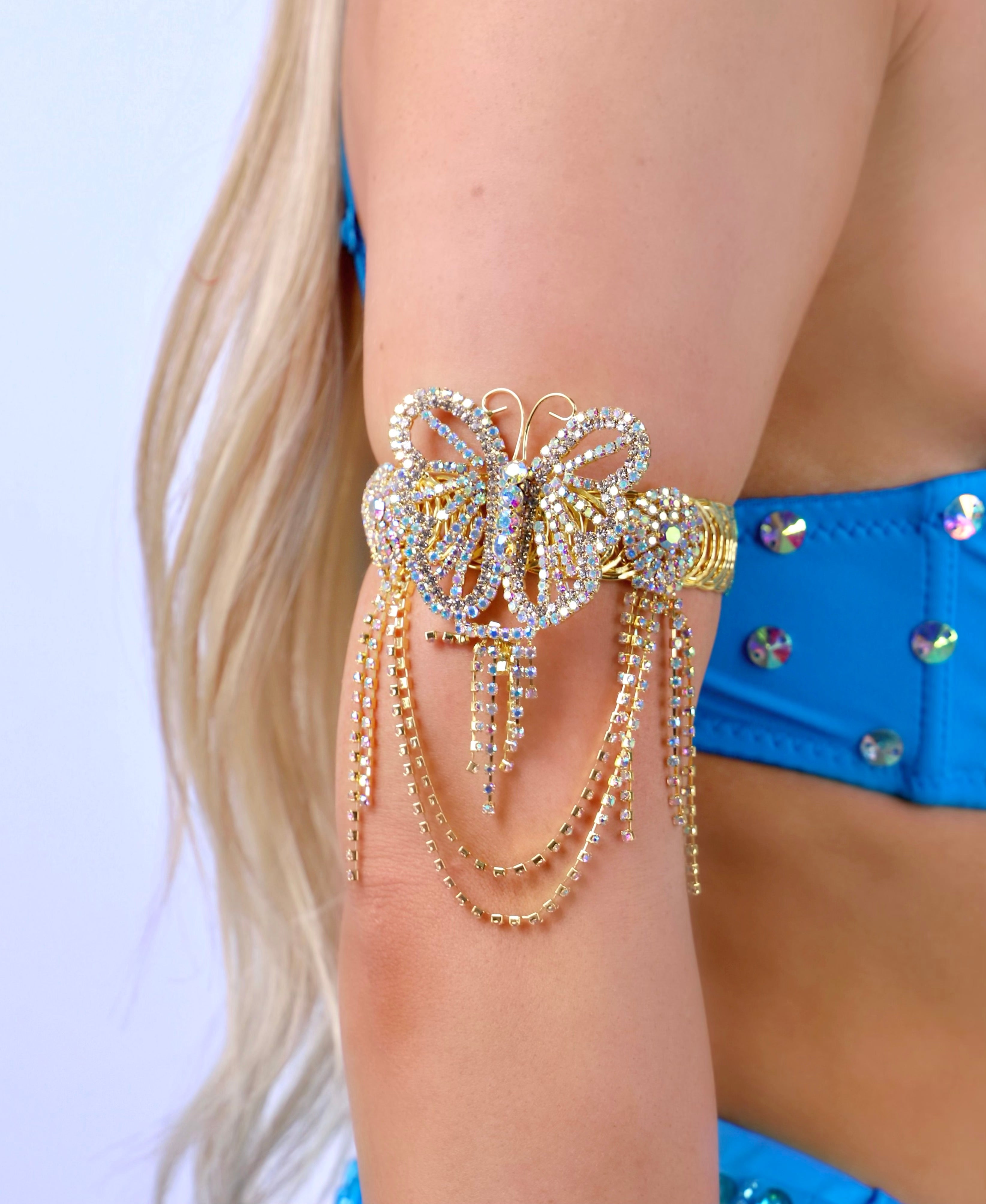 Gold Butterfly Goddess Arm Wrap