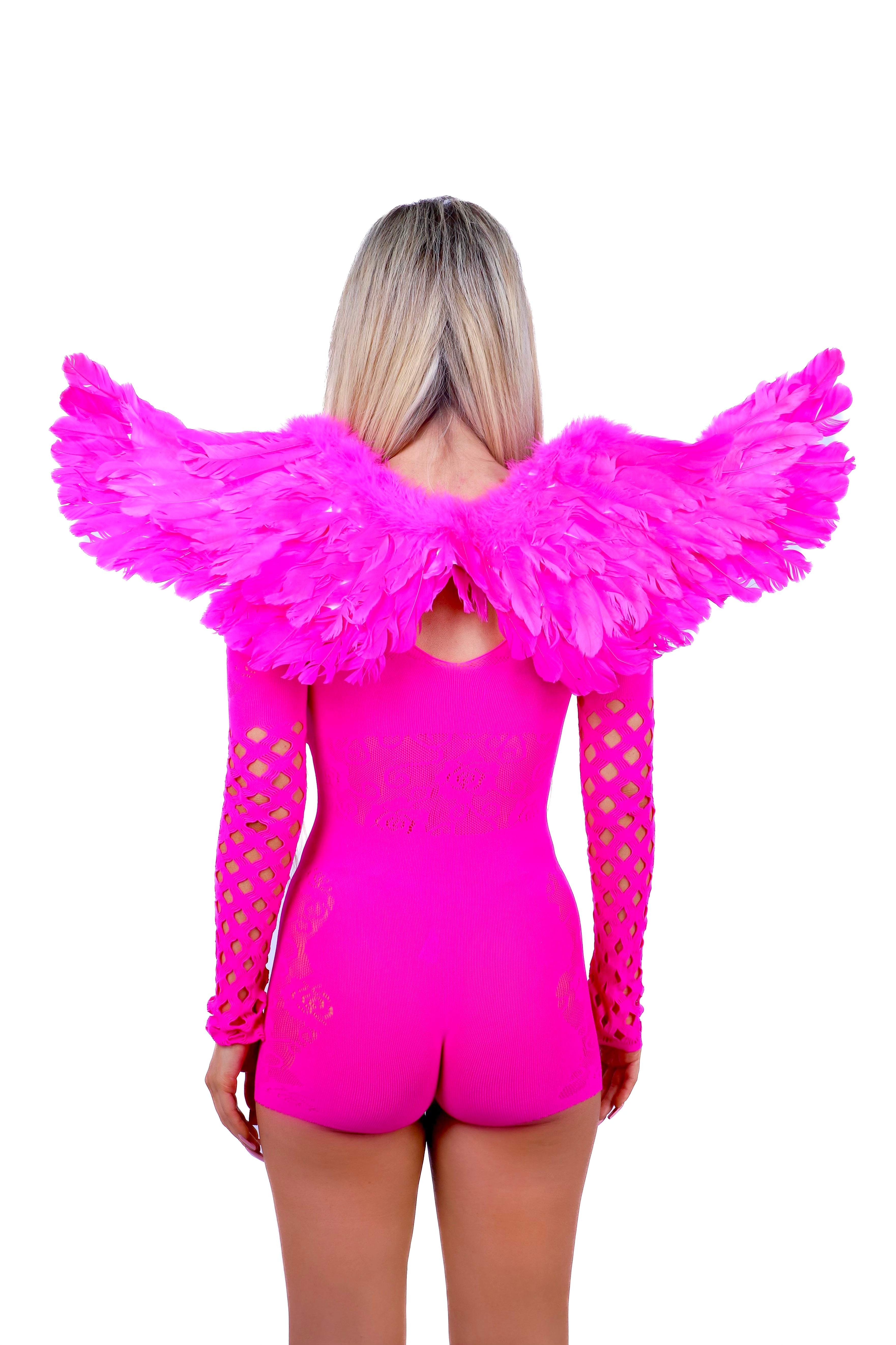 FULL OUTFIT- Hot Pink Angel Diva (2 pcs)