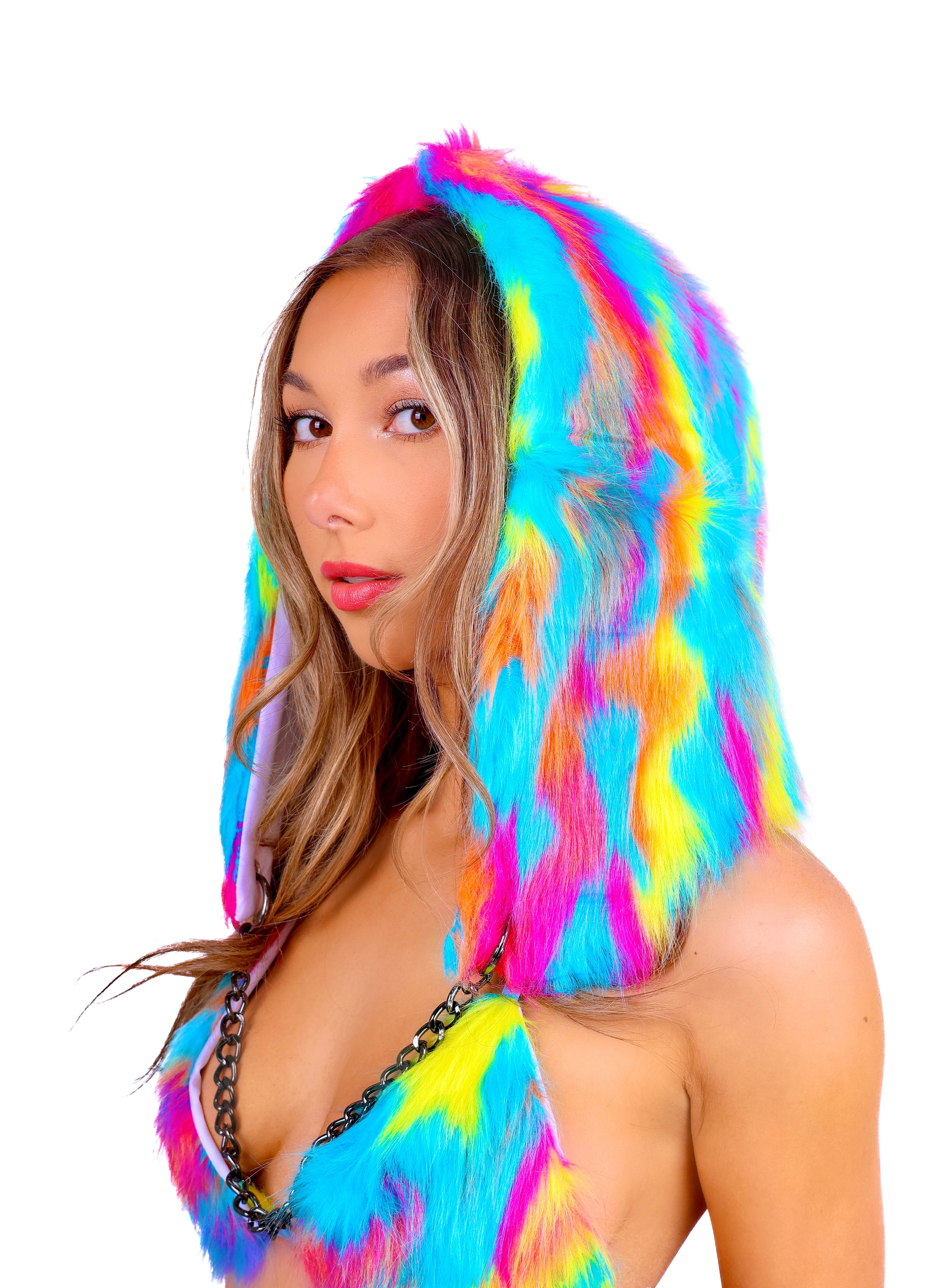 Electric Fantasy Diva Fuzzy Hood