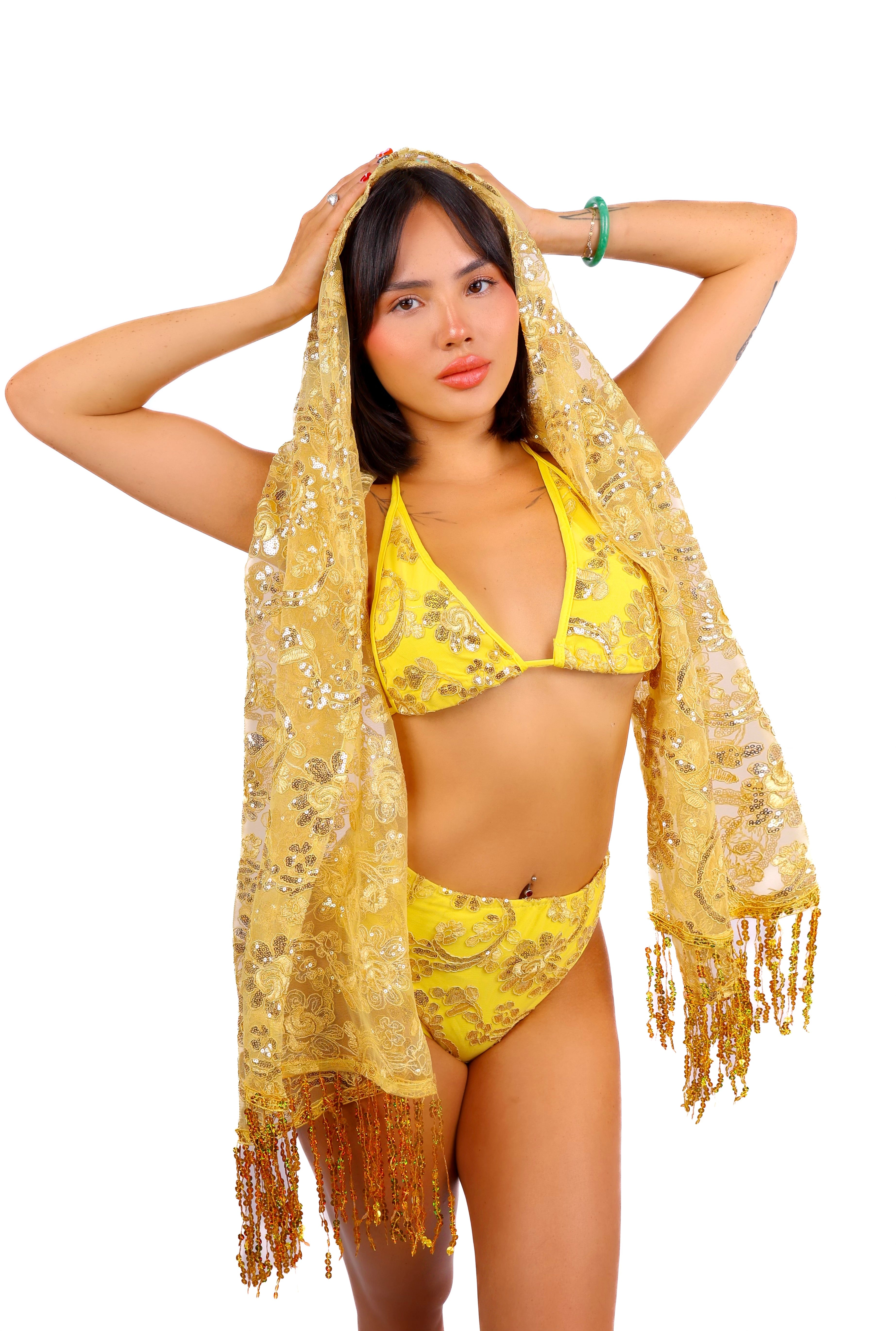 FULL OUTFIT- Sunrise Fantasy Goddess (3 pcs)