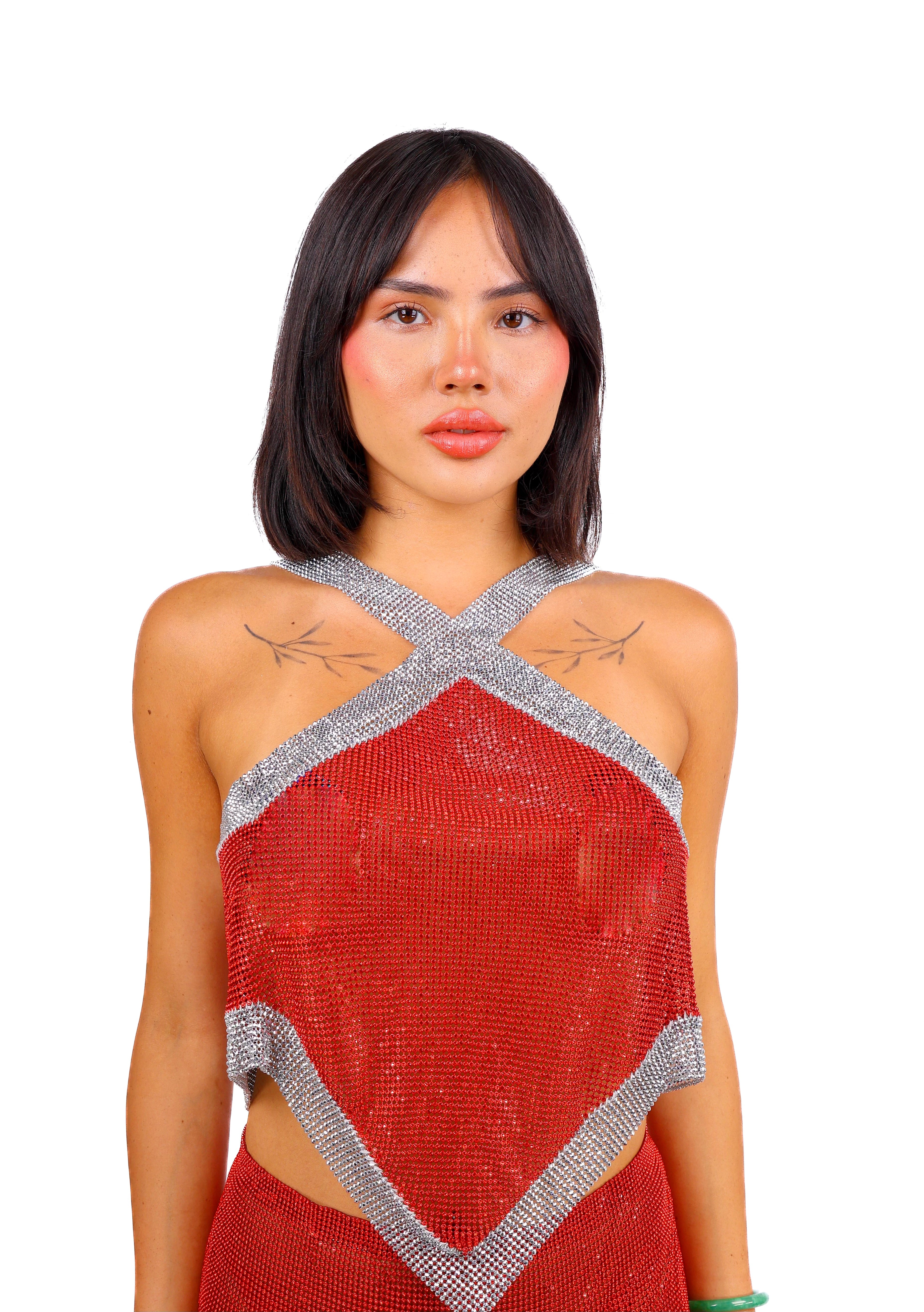 Ruby Diamond Metallic Top