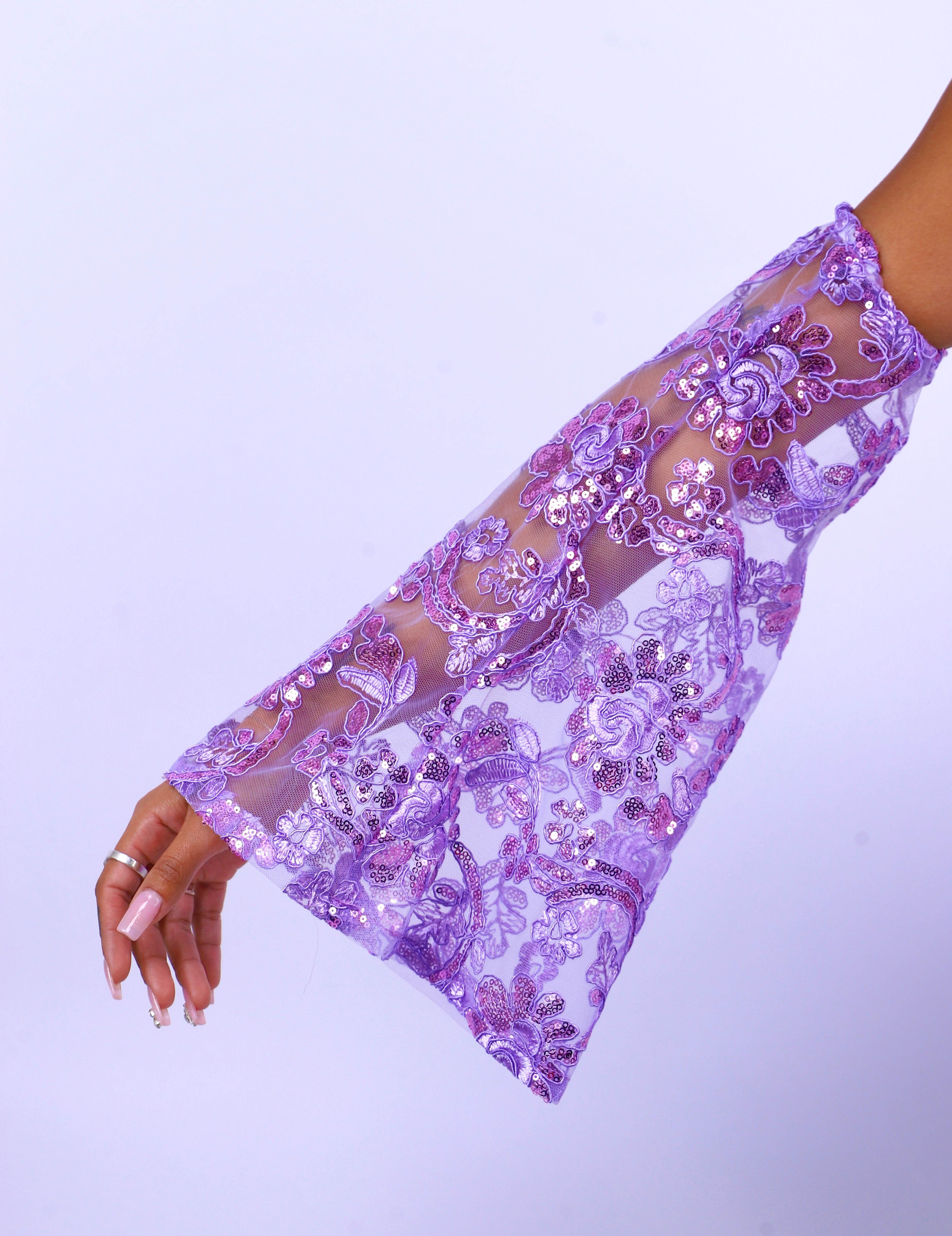 Lilac Fantasy Fairy Blossom Arm Sleeves