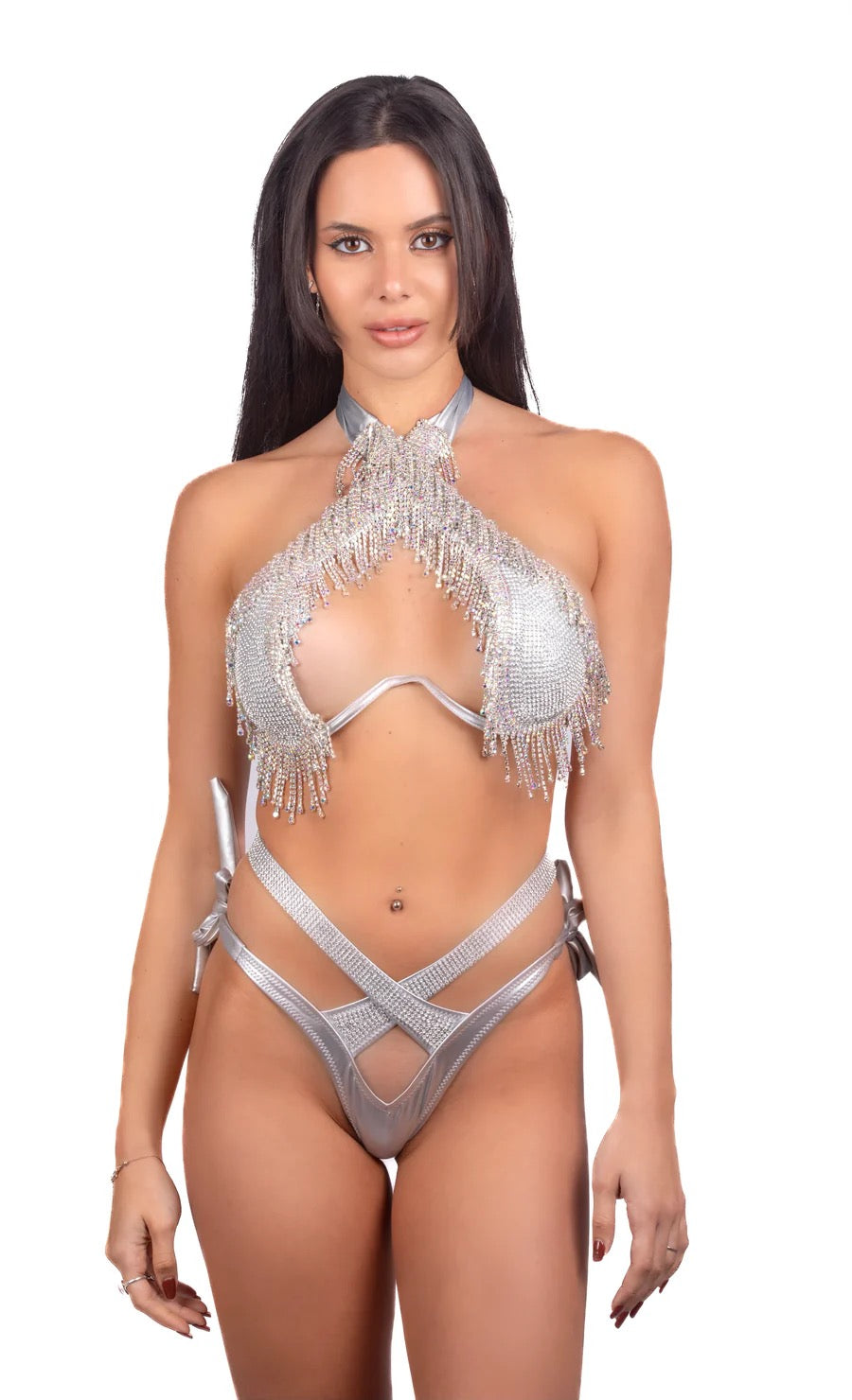 Dazzling Rhinestone Top