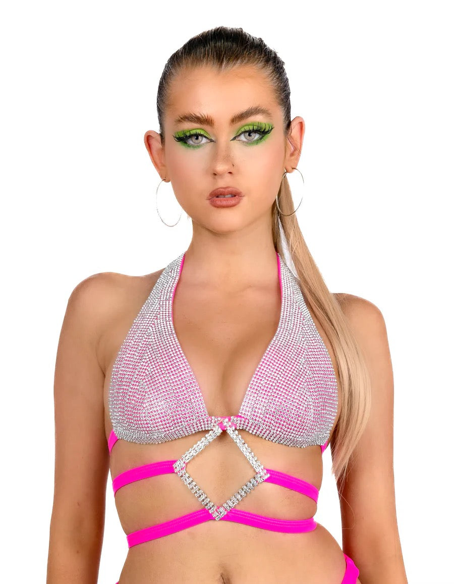 Diamond Rhinestone Top