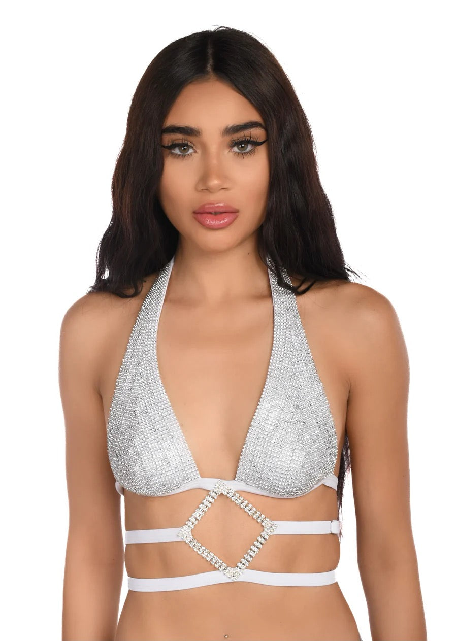 Diamond Rhinestone Top