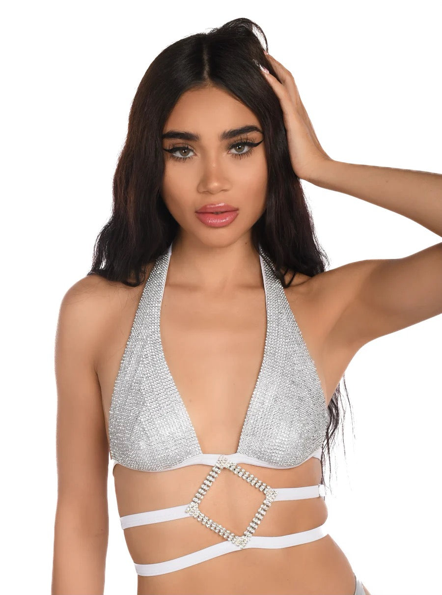 Diamond Rhinestone Top