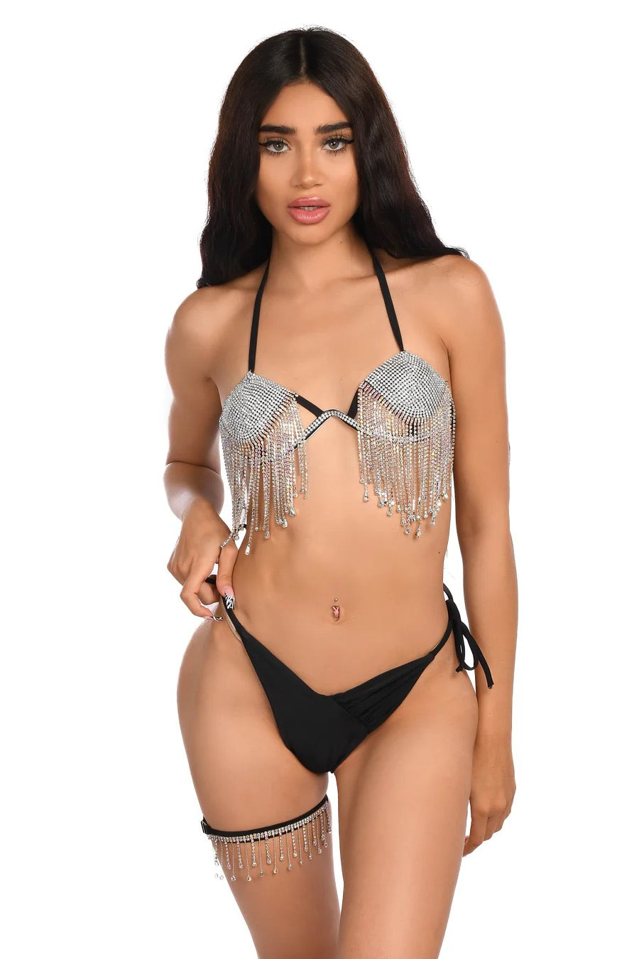 Falling Star Rhinestone Top