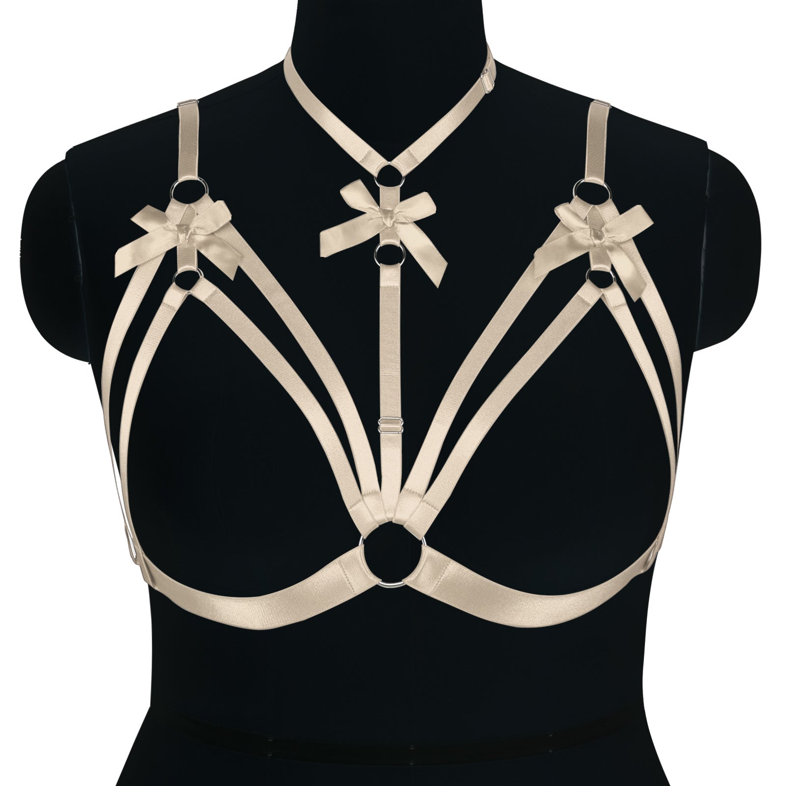 Bow Spandex Harness Top