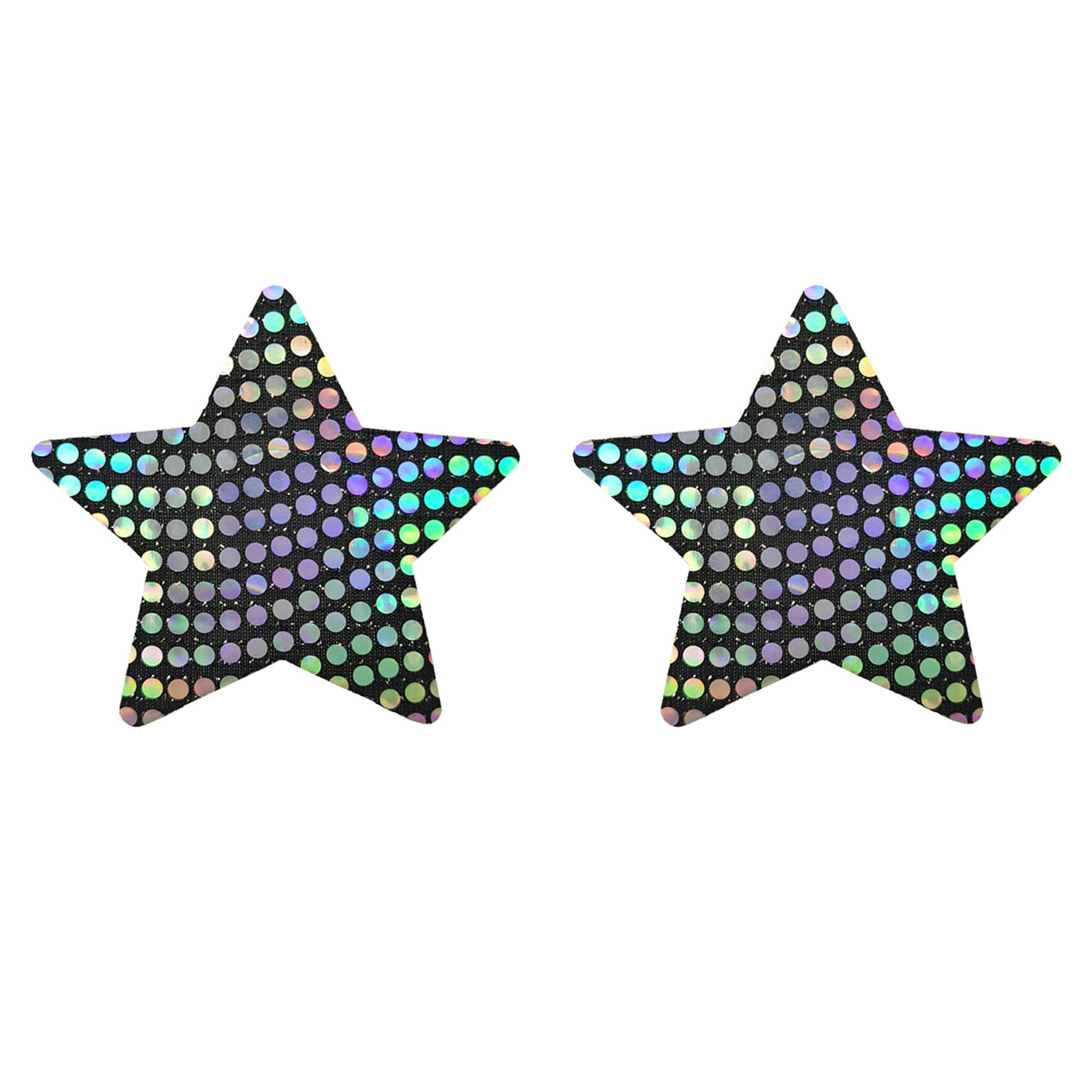 Techno Holographic Star Pasties