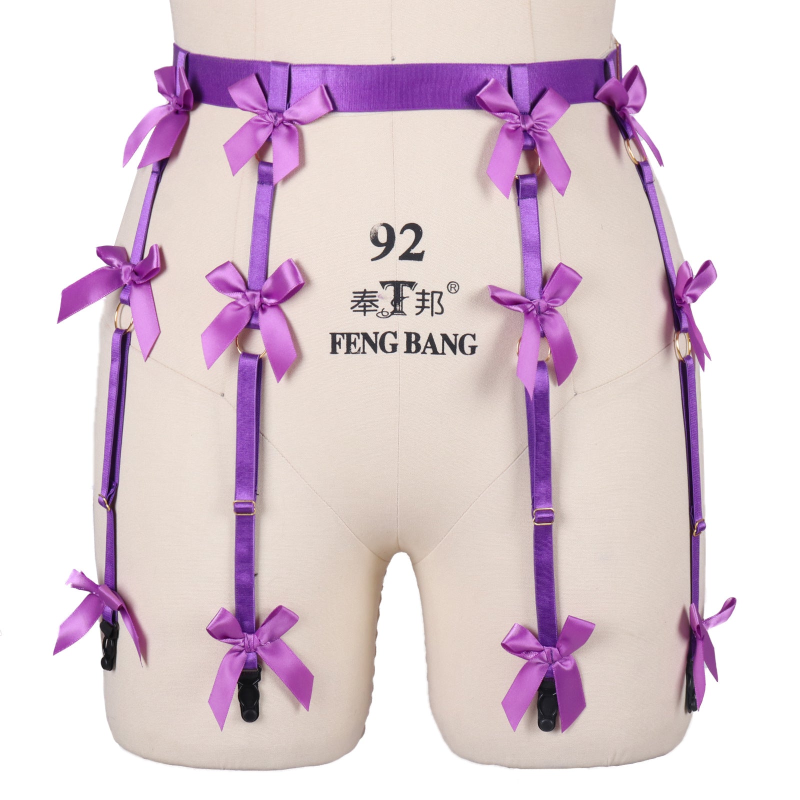 Bow Spandex Harness Belt