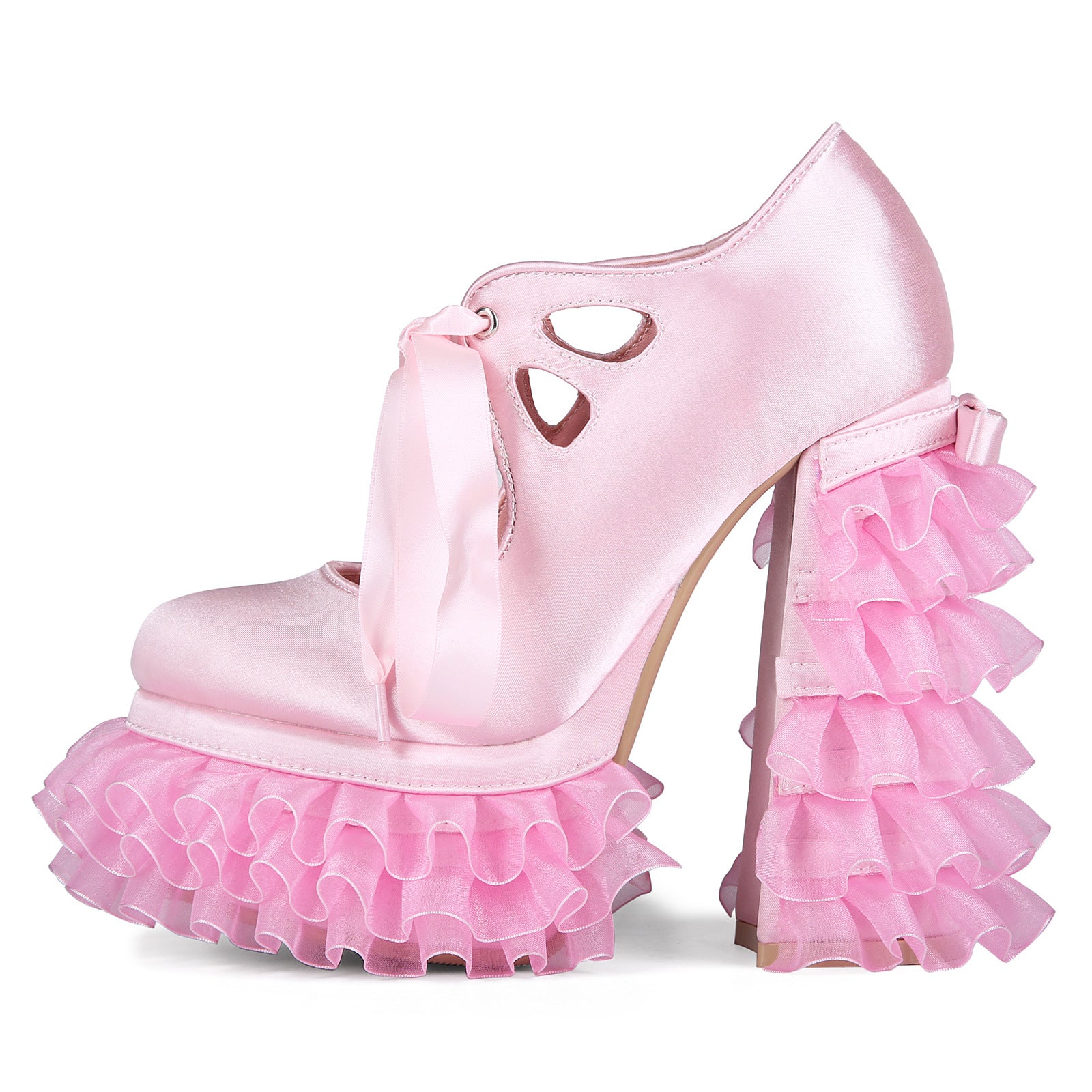 Baby Pink Platform Heels