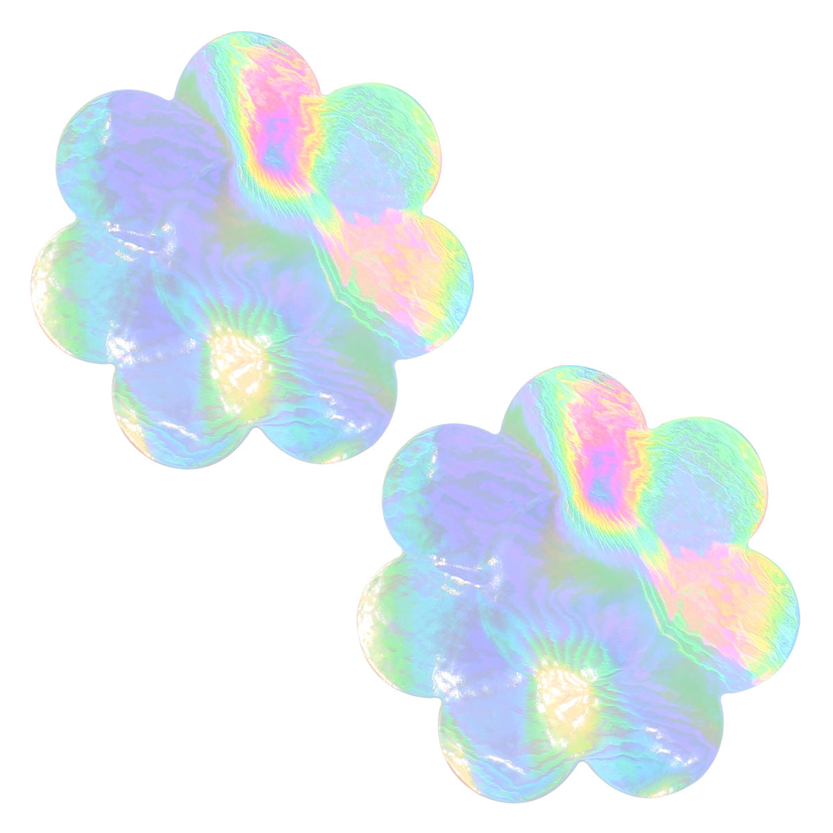 Holographic Floral Pasties