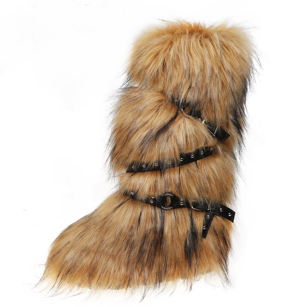 Baby Bear Funky Tall Fuzzy Boots