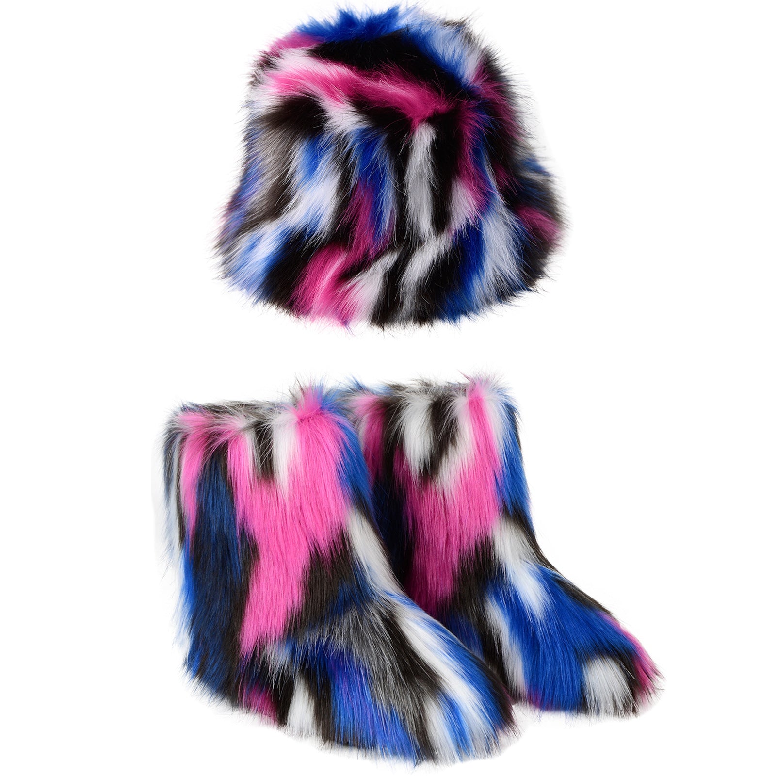 Play Ground Fuzzy Hat & Boots Set
