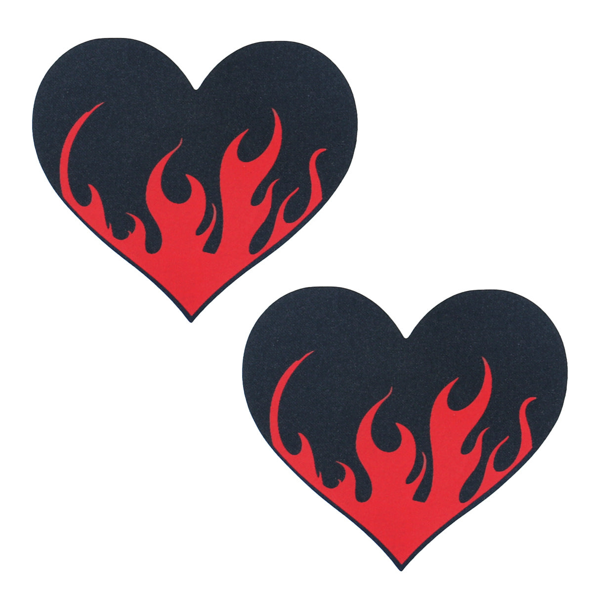 Midnight Heart Flame Pasties