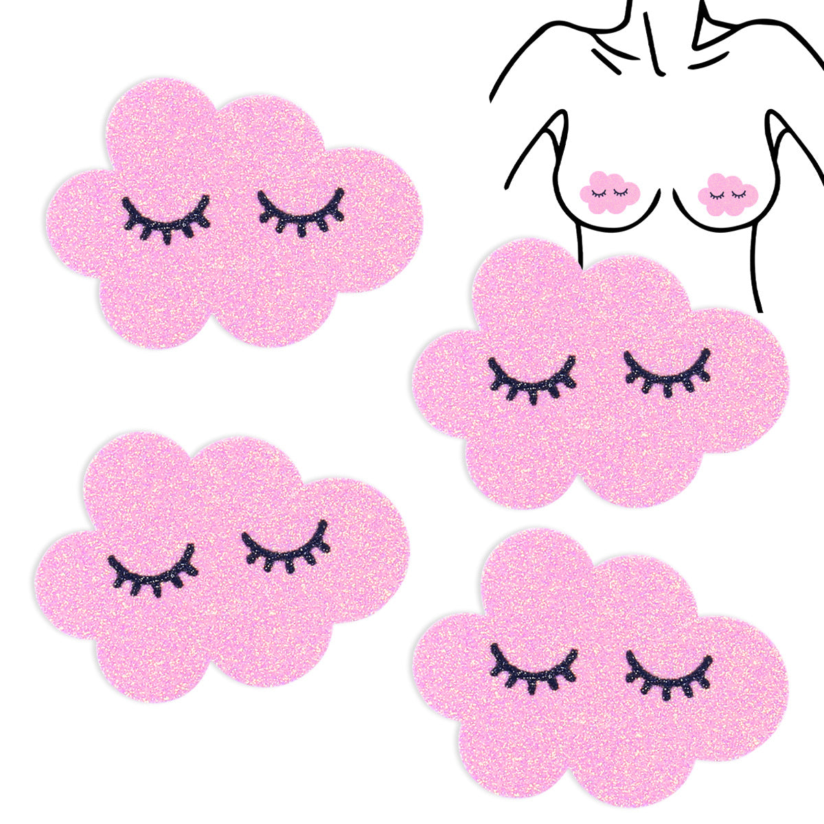 Pink Cloud Pasties