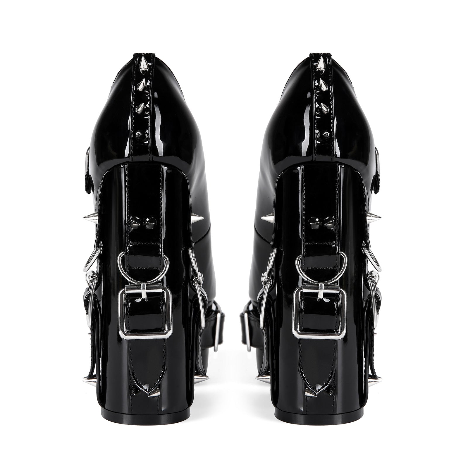 Baddie Platform Mary Janes - Black