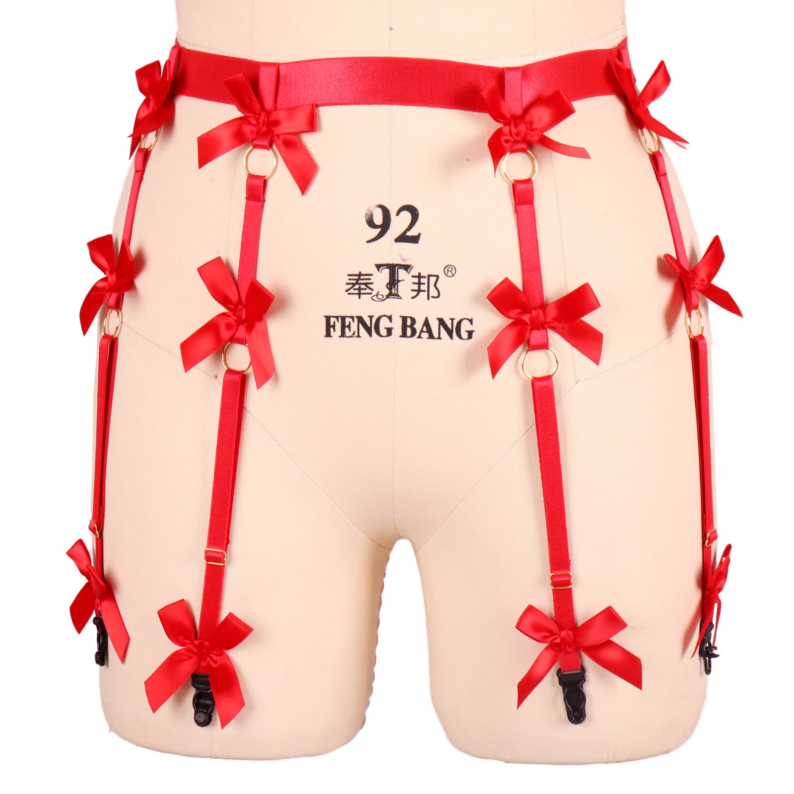 Bow Spandex Harness Belt