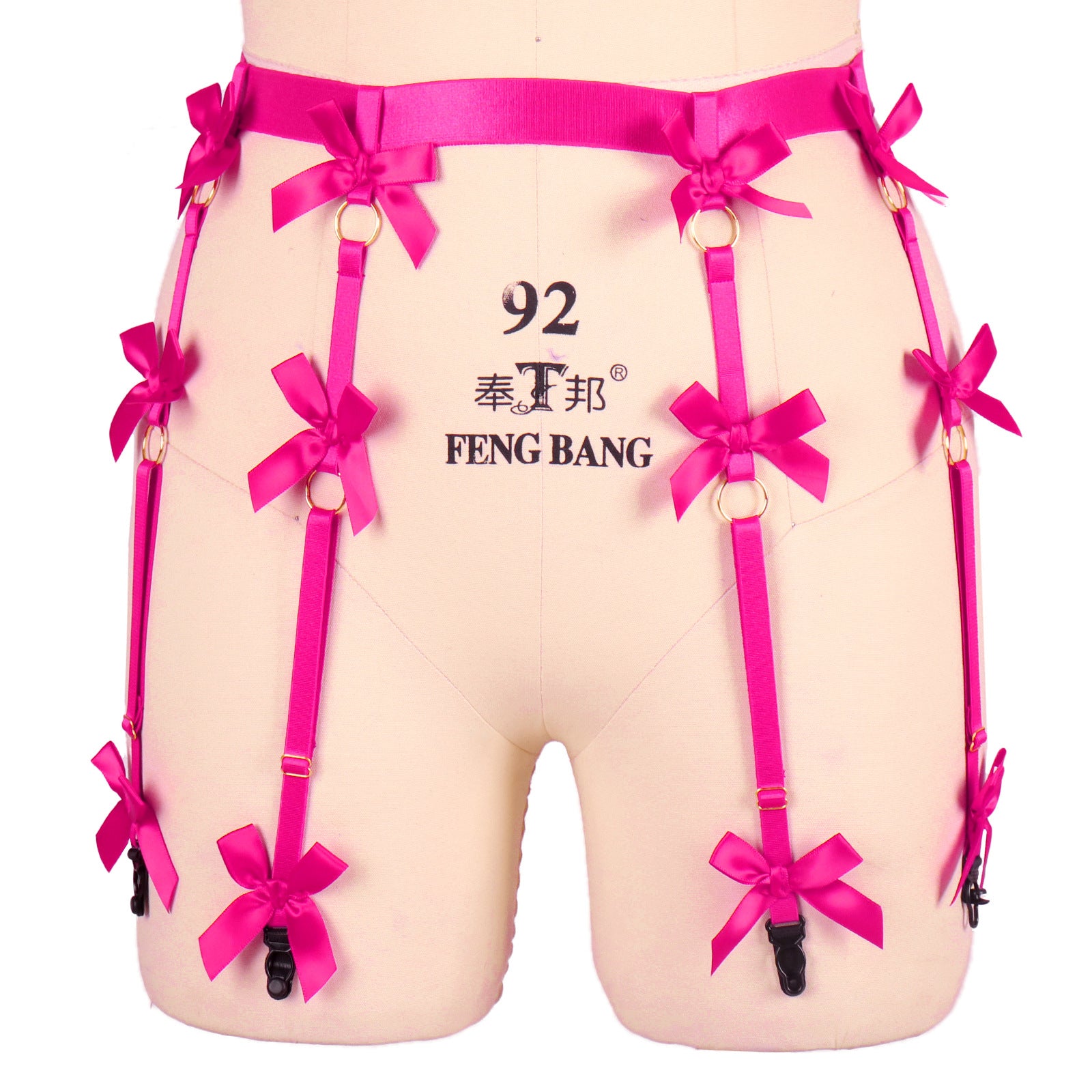 Bow Spandex Harness Belt