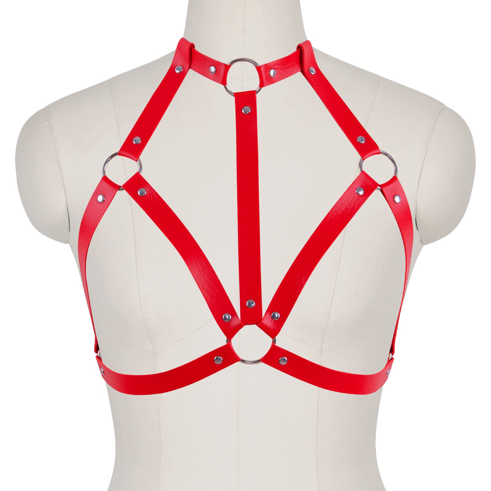 Lucid Vegan Leather Harness Top
