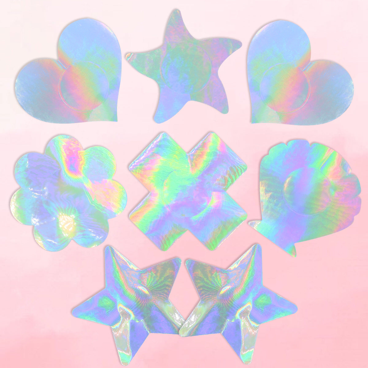 Holographic Shooting Star Pasties