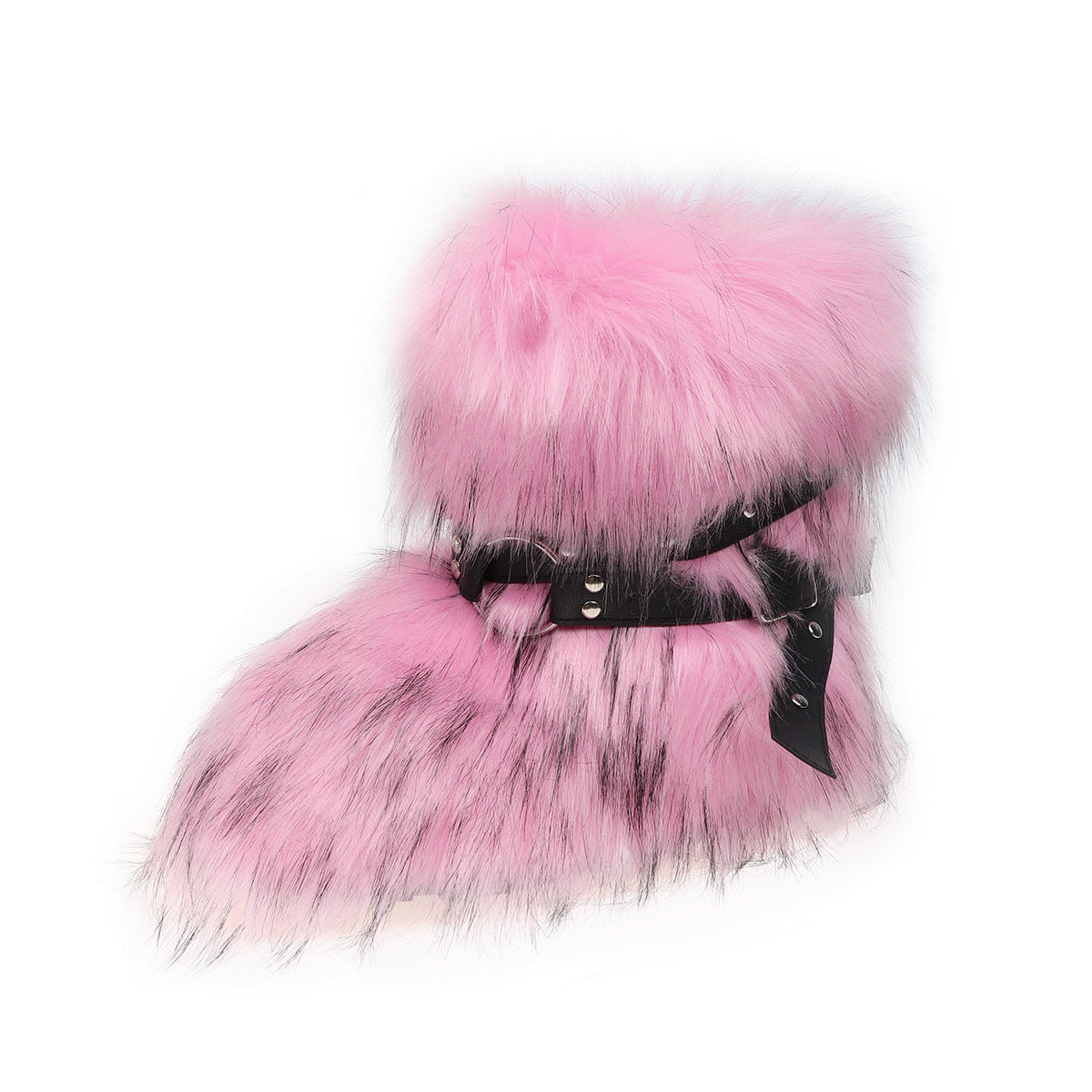Baby Pink Fuzzy Boots