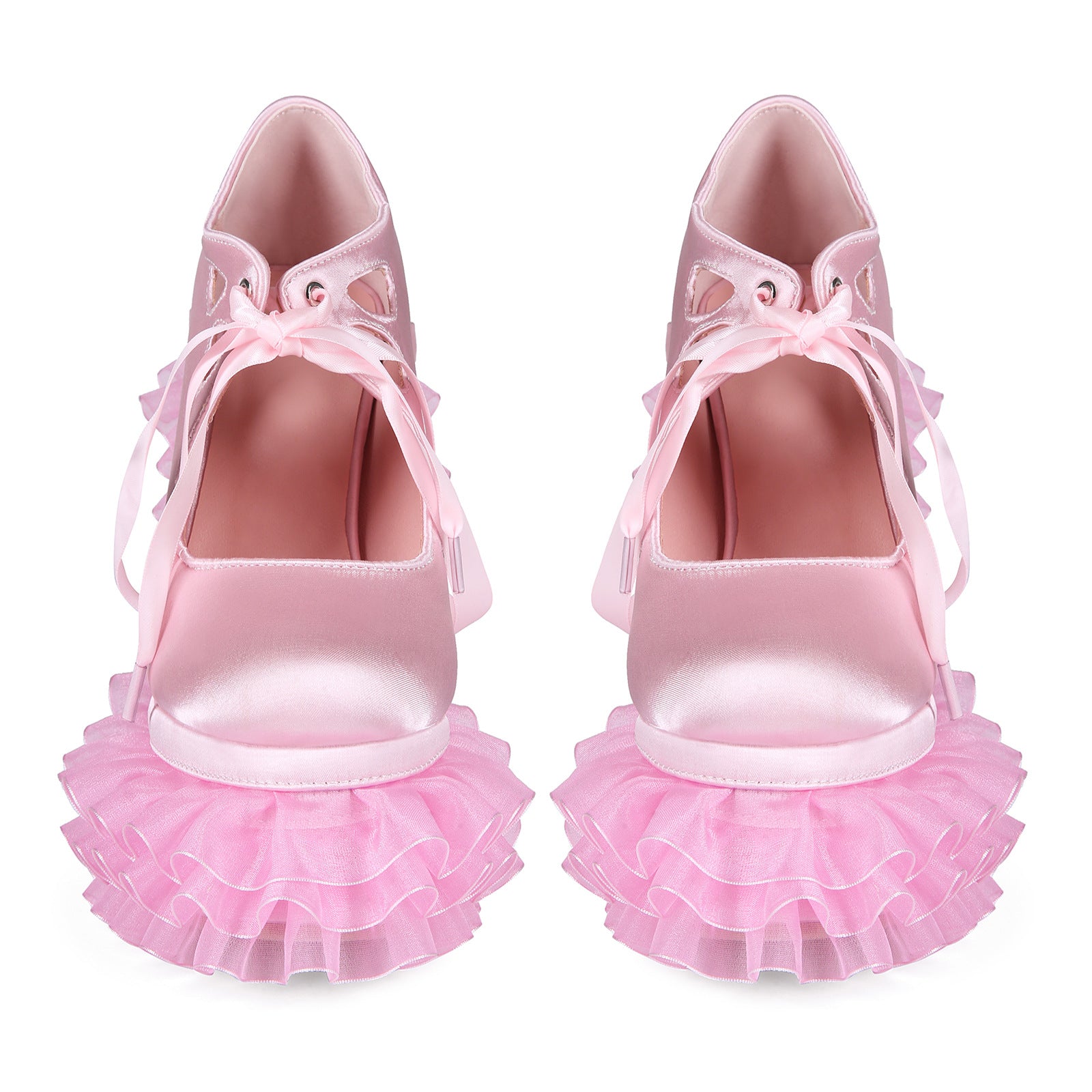 Baby Pink Platform Heels