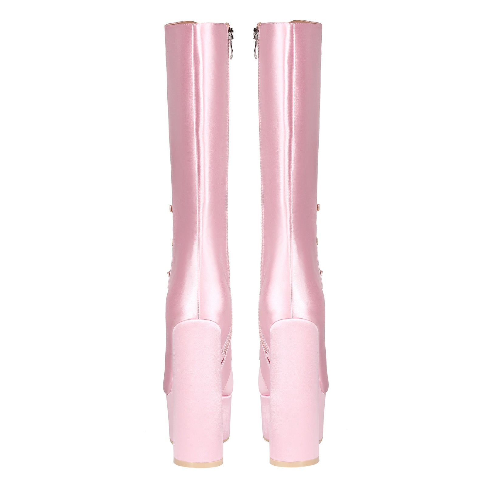 Pink Dazzle Platform Boots
