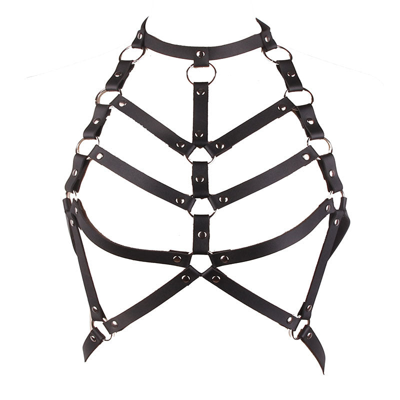 Awake Vegan Leather Harness Top