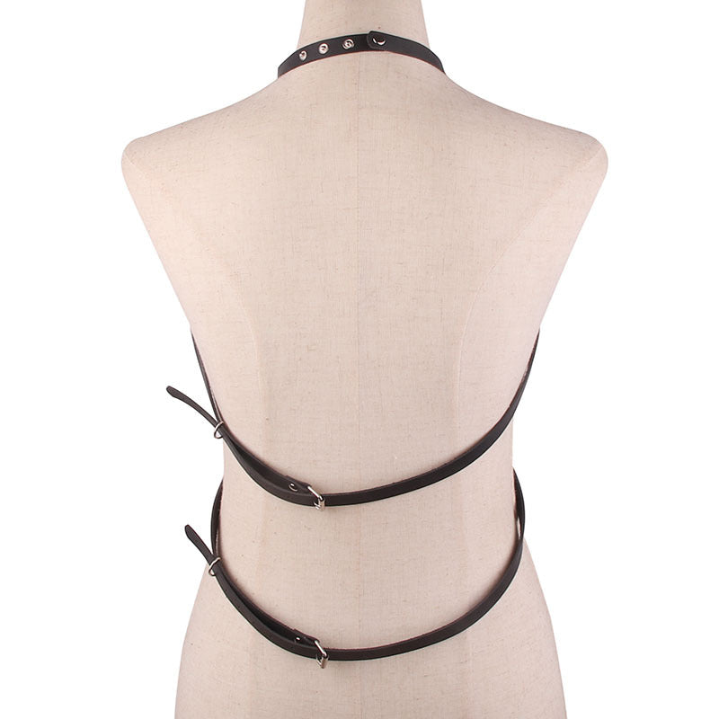 Awake Vegan Leather Harness Top