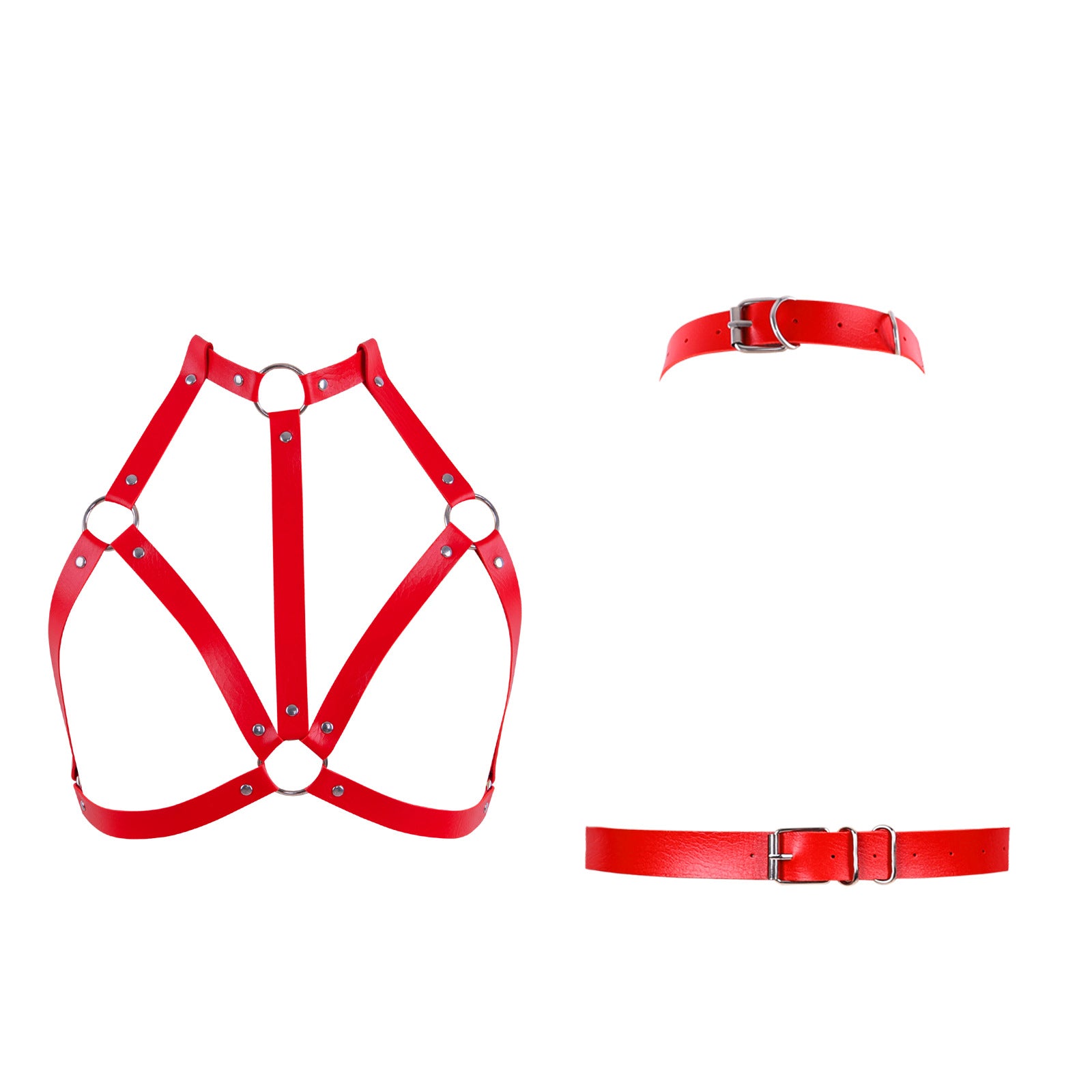 Lucid Vegan Leather Harness Top